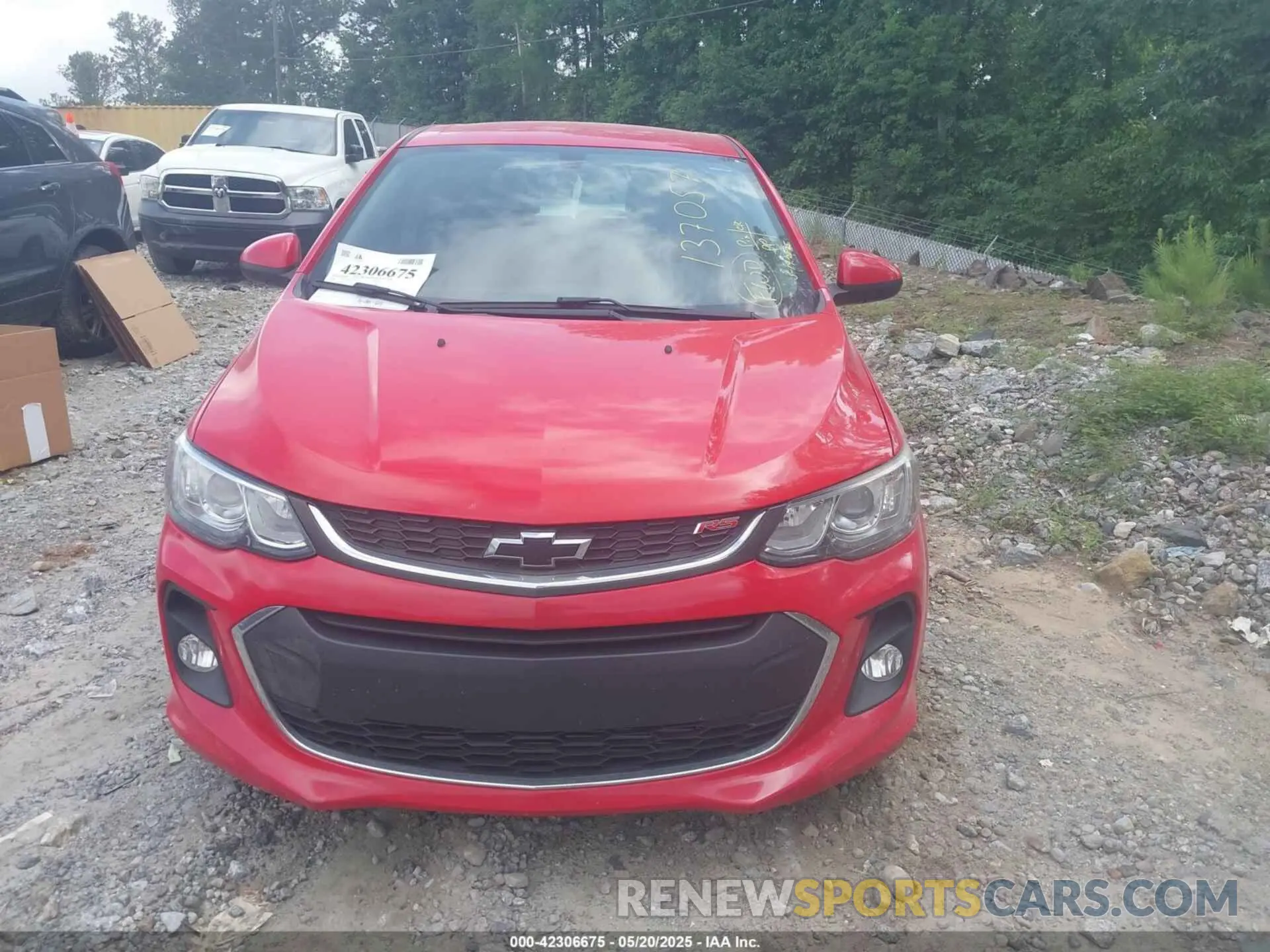 11 Photograph of a damaged car 1G1JD6SBXL4137057 CHEVROLET SONIC 2020