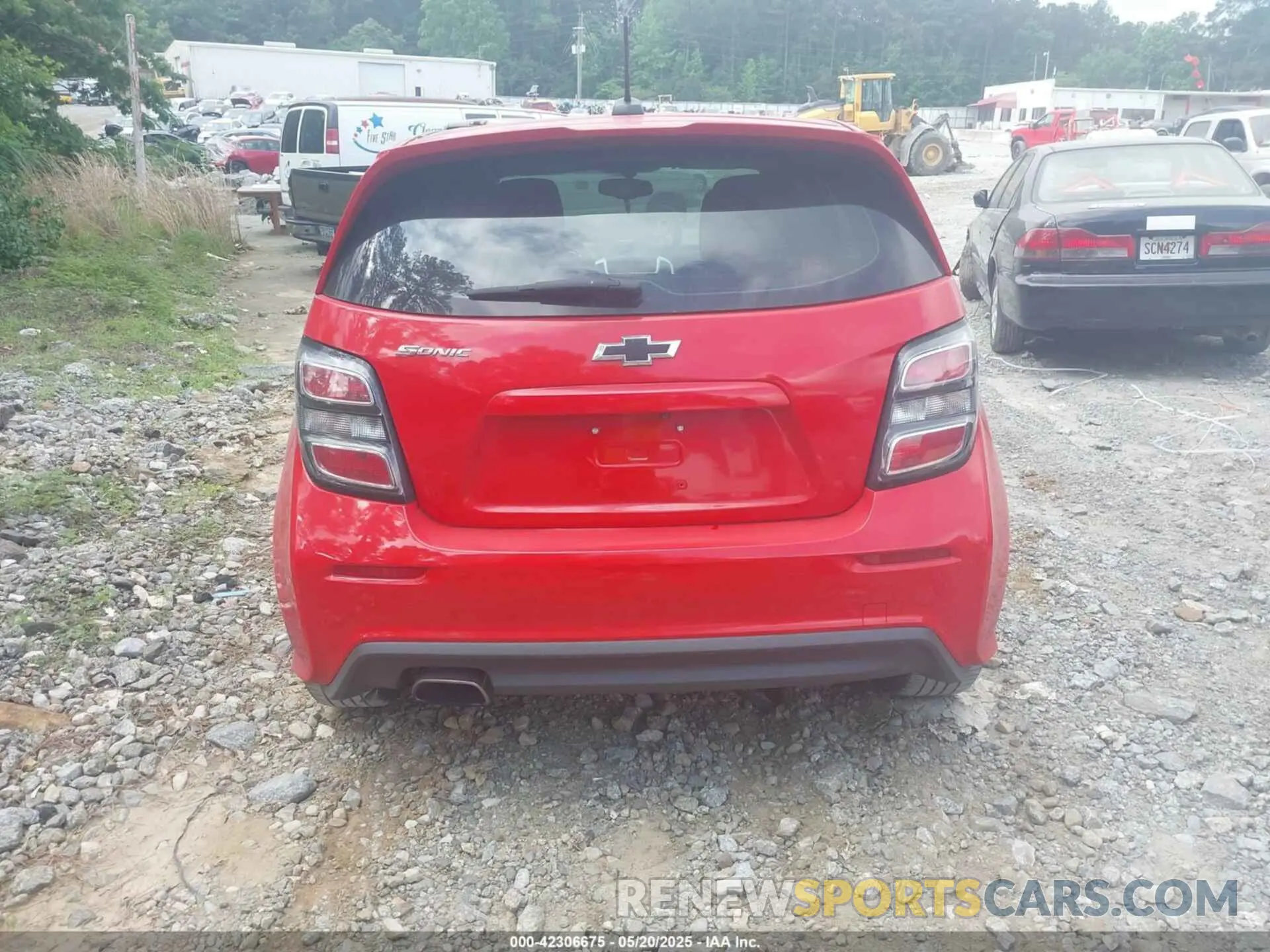 15 Photograph of a damaged car 1G1JD6SBXL4137057 CHEVROLET SONIC 2020