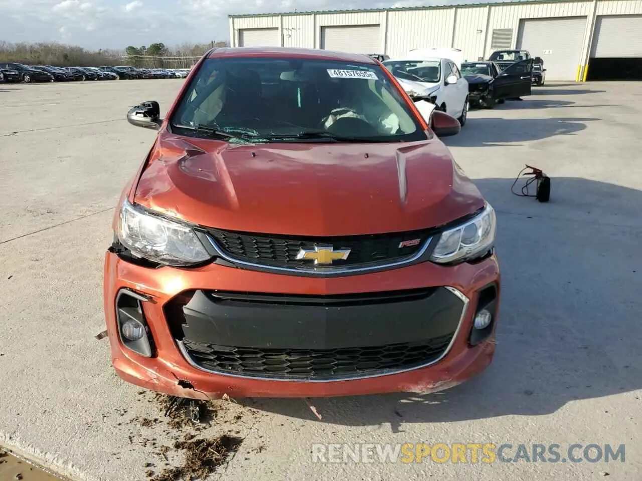 5 Photograph of a damaged car 1G1JD6SBXL4137625 CHEVROLET SONIC 2020
