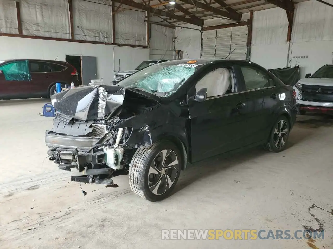 1 Photograph of a damaged car 1G1JF5SB0L4119879 CHEVROLET SONIC 2020