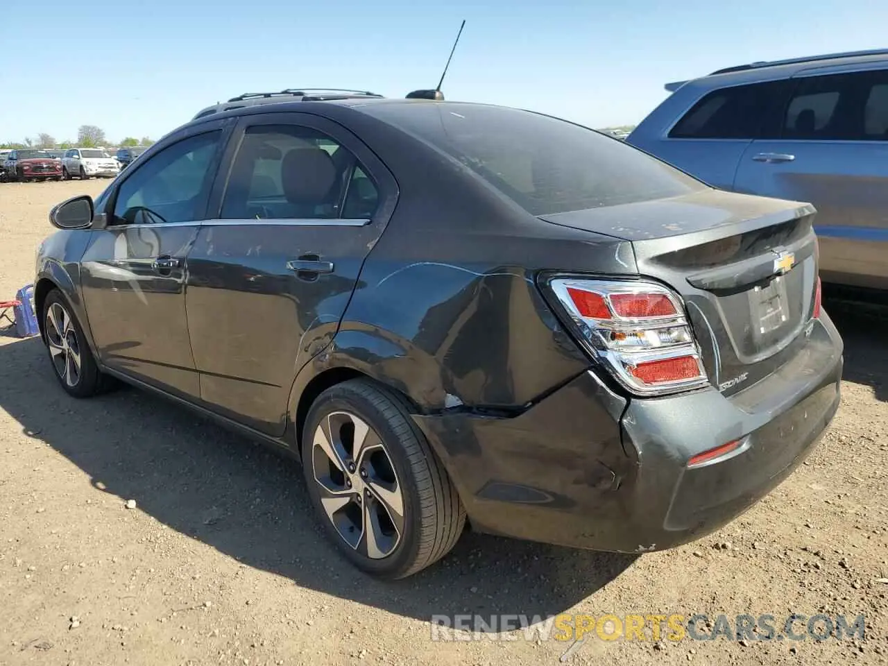 2 Photograph of a damaged car 1G1JF5SB2L4121035 CHEVROLET SONIC 2020