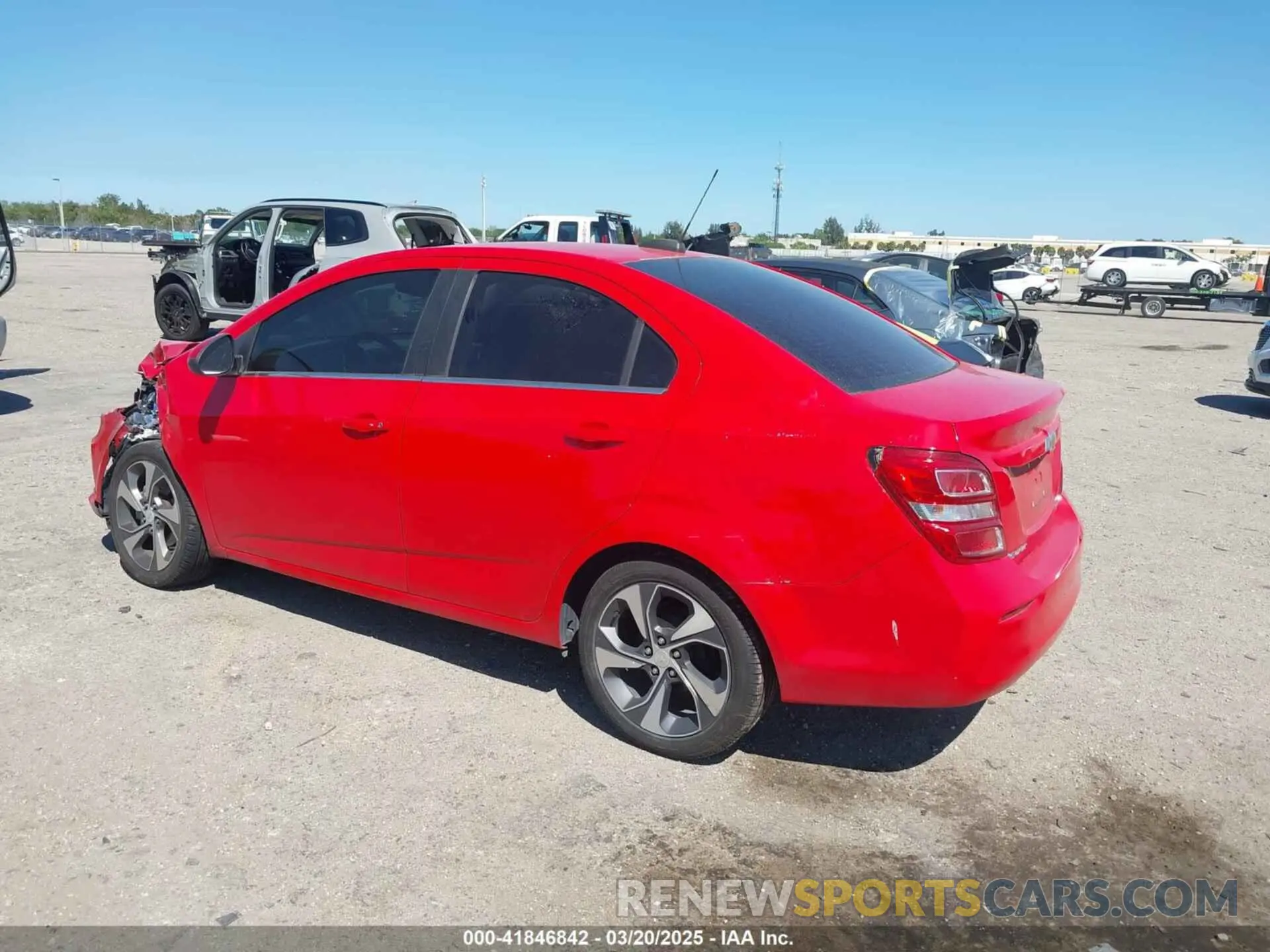 3 Photograph of a damaged car 1G1JF5SB3L4116362 CHEVROLET SONIC 2020