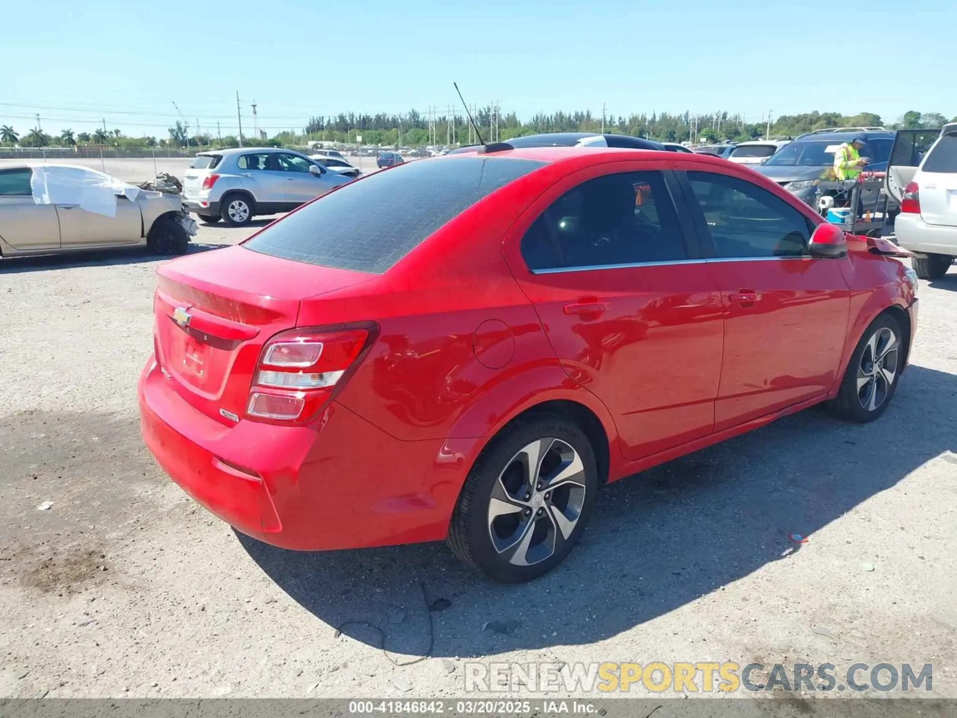4 Photograph of a damaged car 1G1JF5SB3L4116362 CHEVROLET SONIC 2020