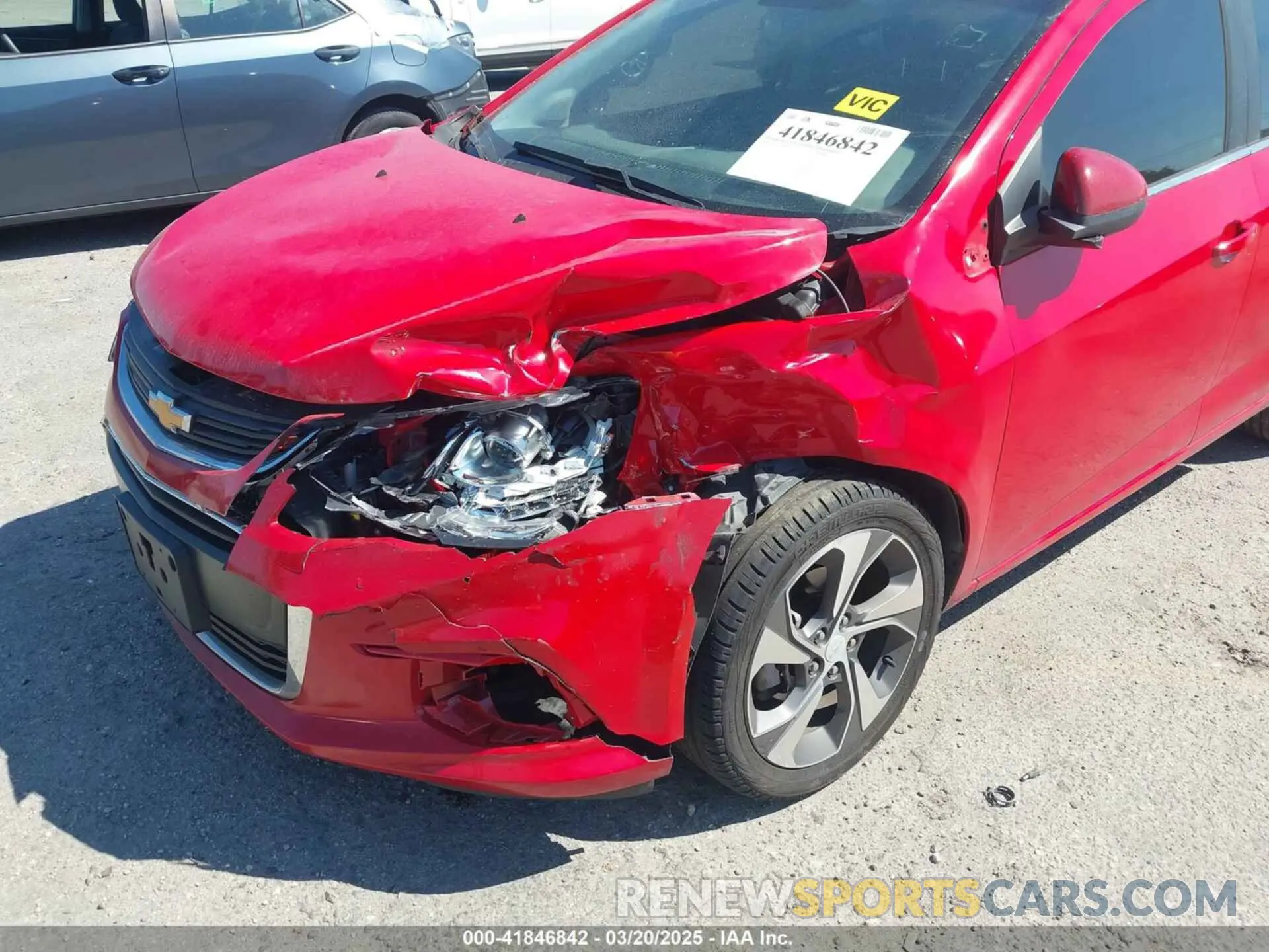 6 Photograph of a damaged car 1G1JF5SB3L4116362 CHEVROLET SONIC 2020