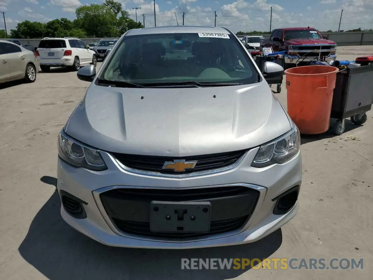 5 Photograph of a damaged car 1G1JF5SB9L4114146 CHEVROLET SONIC 2020