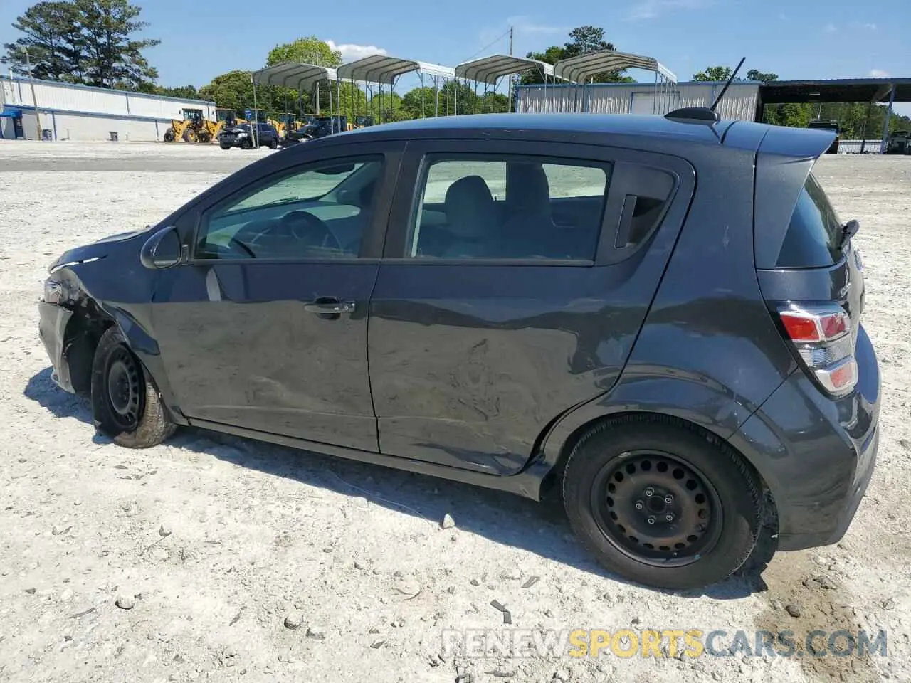 2 Photograph of a damaged car 1G1JG6SB0L4127211 CHEVROLET SONIC 2020