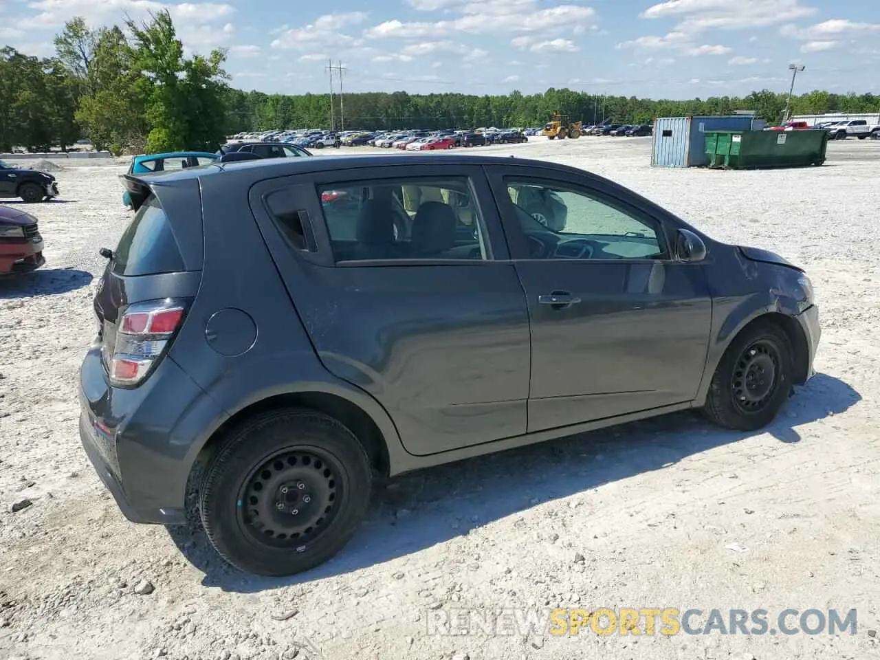 3 Photograph of a damaged car 1G1JG6SB0L4127211 CHEVROLET SONIC 2020