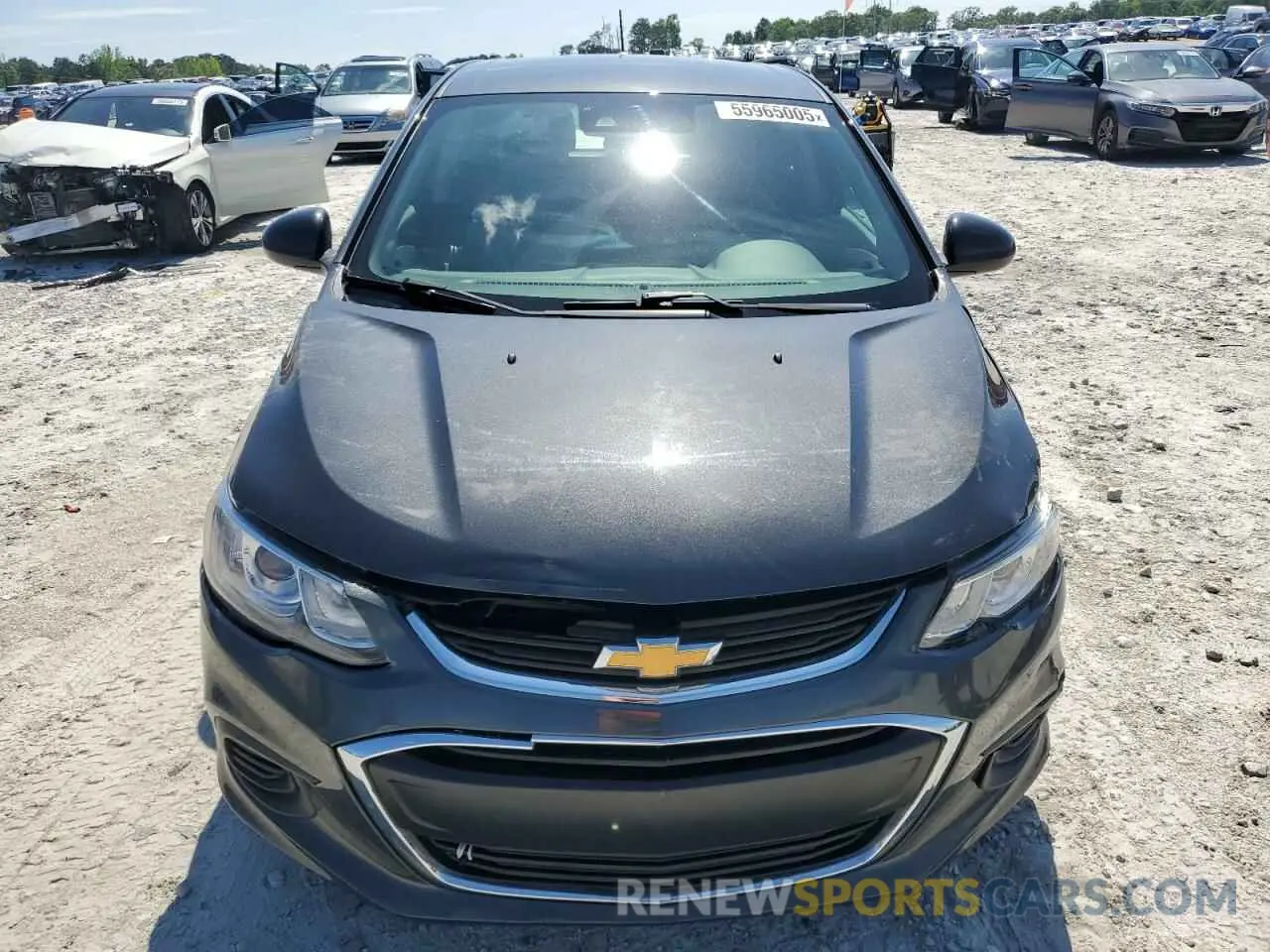 5 Photograph of a damaged car 1G1JG6SB0L4127211 CHEVROLET SONIC 2020