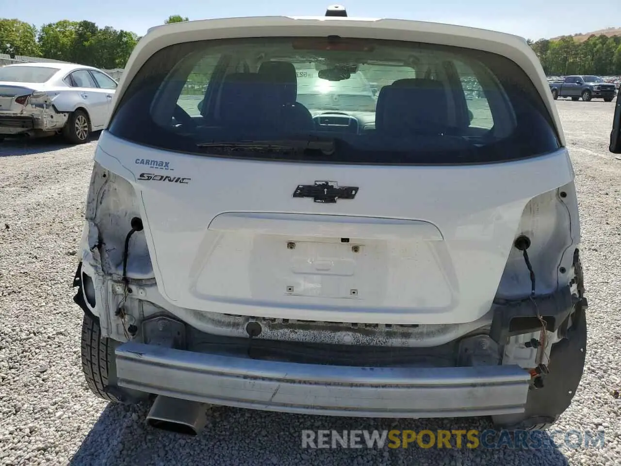 6 Photograph of a damaged car 1G1JG6SB1L4123278 CHEVROLET SONIC 2020