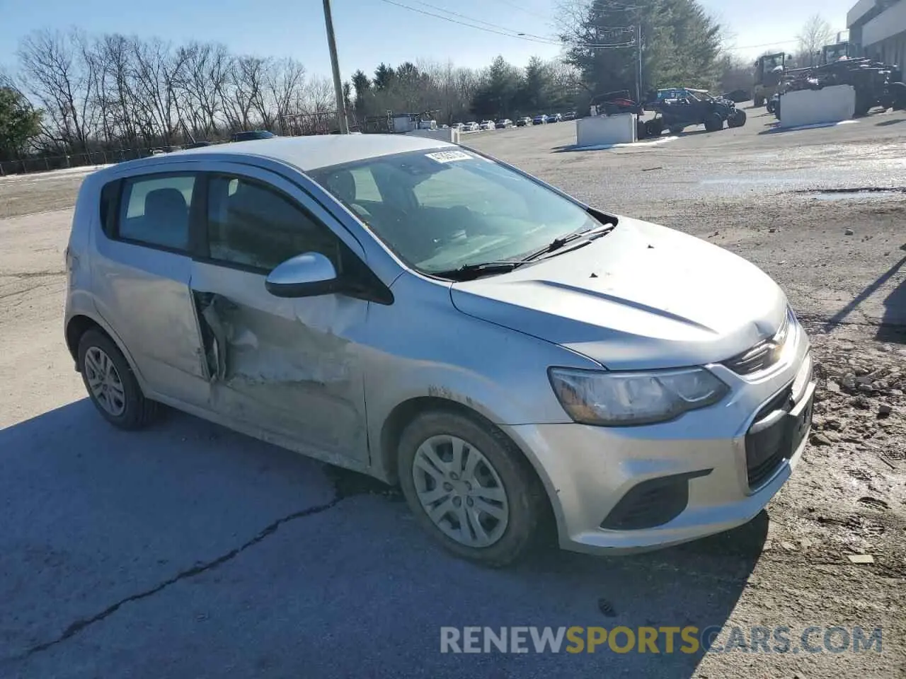 4 Photograph of a damaged car 1G1JG6SB2L4115299 CHEVROLET SONIC 2020