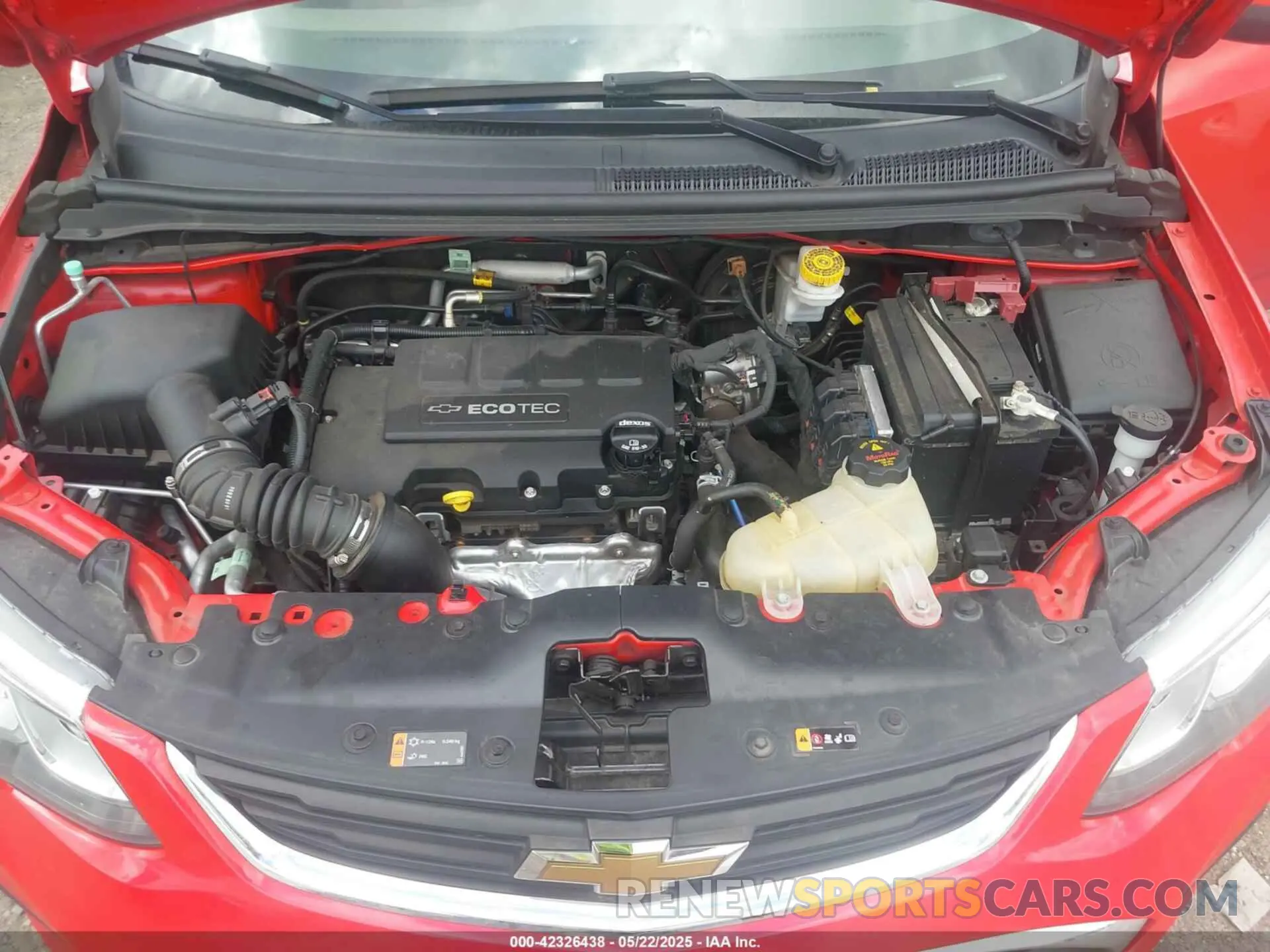 10 Photograph of a damaged car 1G1JG6SB2L4115688 CHEVROLET SONIC 2020