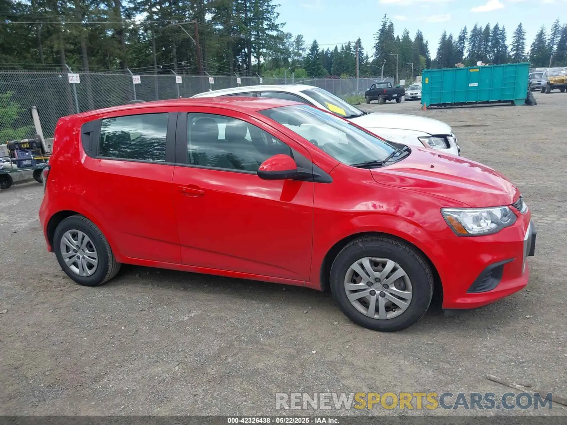 13 Photograph of a damaged car 1G1JG6SB2L4115688 CHEVROLET SONIC 2020