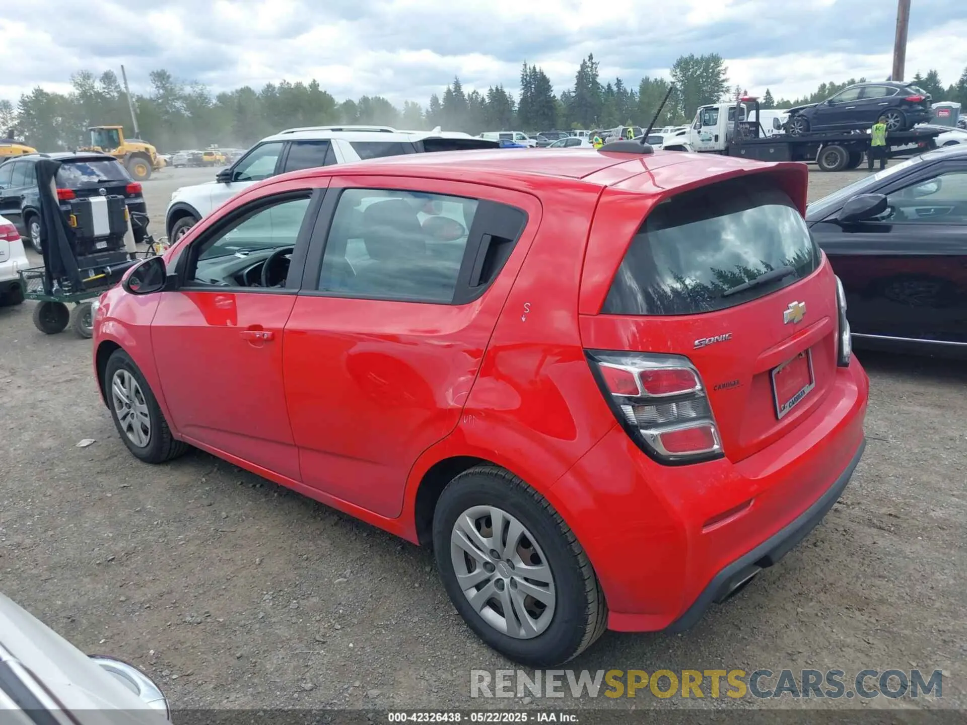 14 Photograph of a damaged car 1G1JG6SB2L4115688 CHEVROLET SONIC 2020