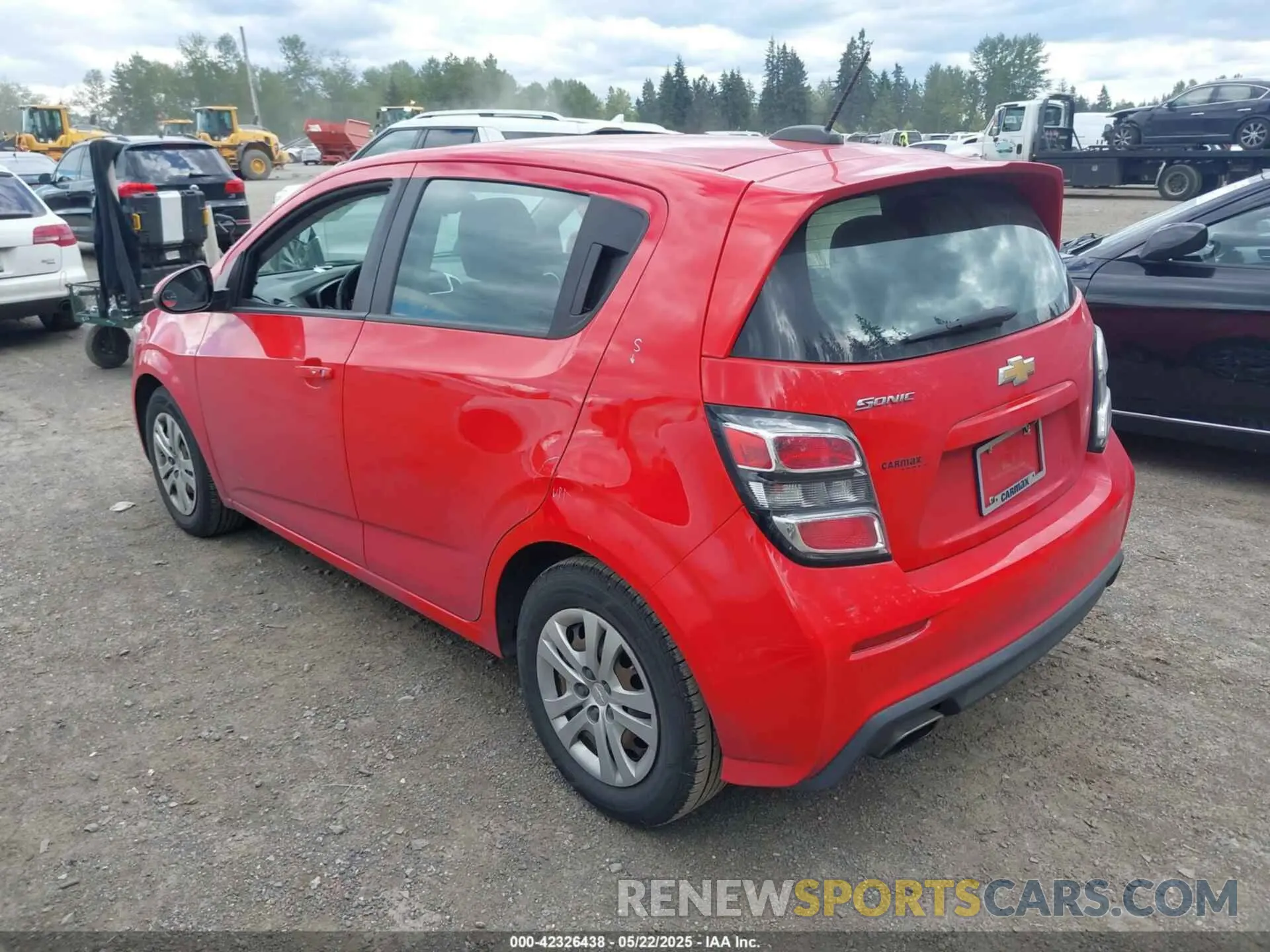3 Photograph of a damaged car 1G1JG6SB2L4115688 CHEVROLET SONIC 2020