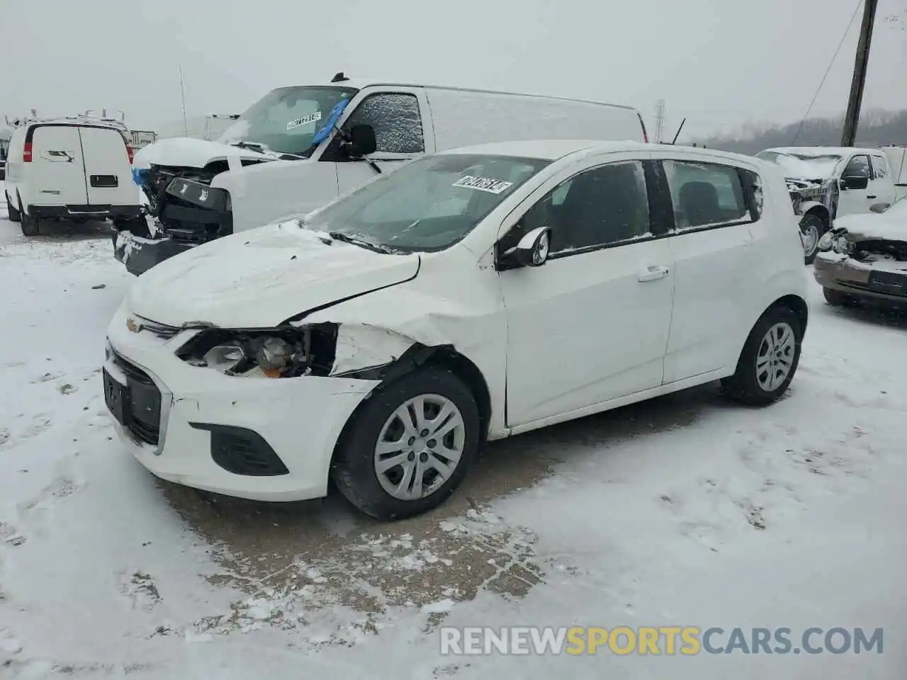 1 Photograph of a damaged car 1G1JG6SB3L4113223 CHEVROLET SONIC 2020