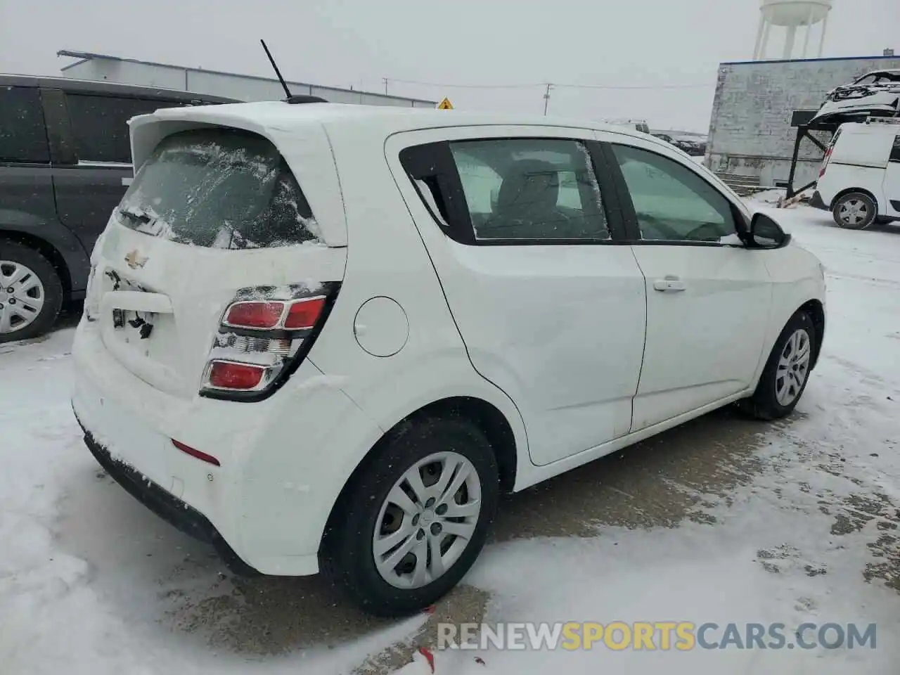 3 Photograph of a damaged car 1G1JG6SB3L4113223 CHEVROLET SONIC 2020