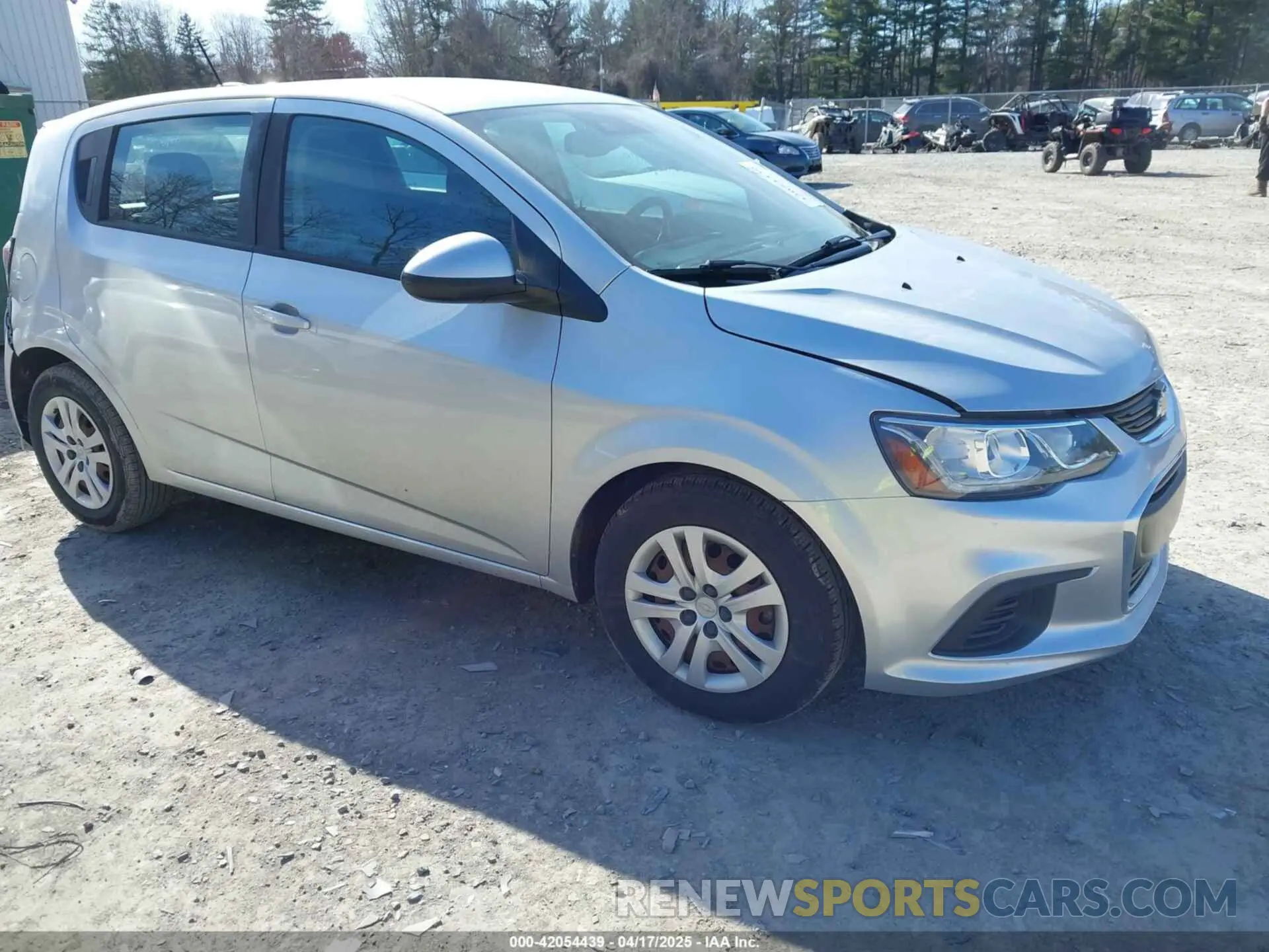 1 Photograph of a damaged car 1G1JG6SB7L4123754 CHEVROLET SONIC 2020