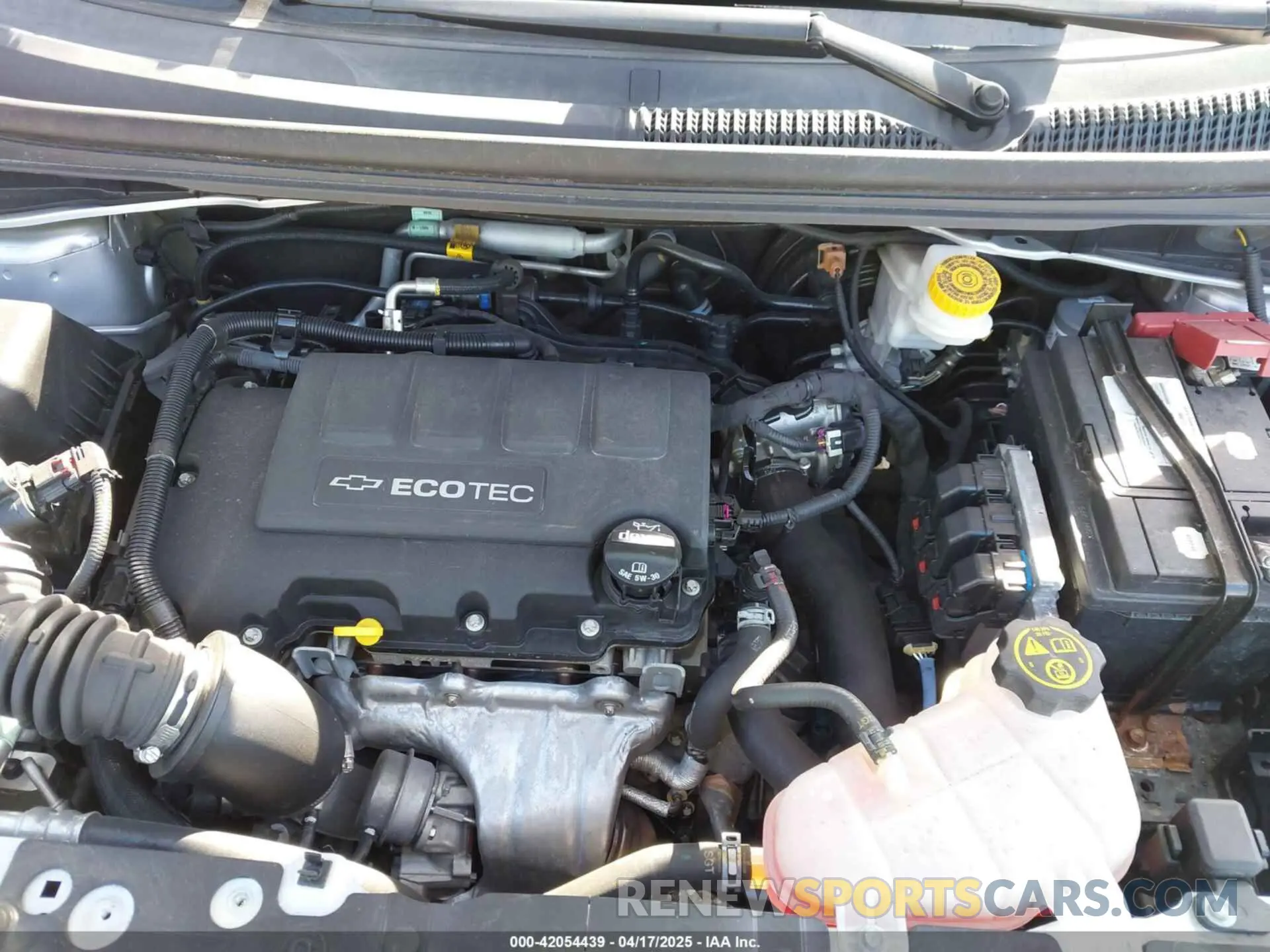 10 Photograph of a damaged car 1G1JG6SB7L4123754 CHEVROLET SONIC 2020