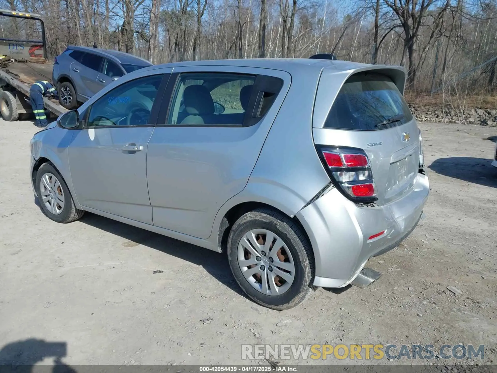 3 Photograph of a damaged car 1G1JG6SB7L4123754 CHEVROLET SONIC 2020