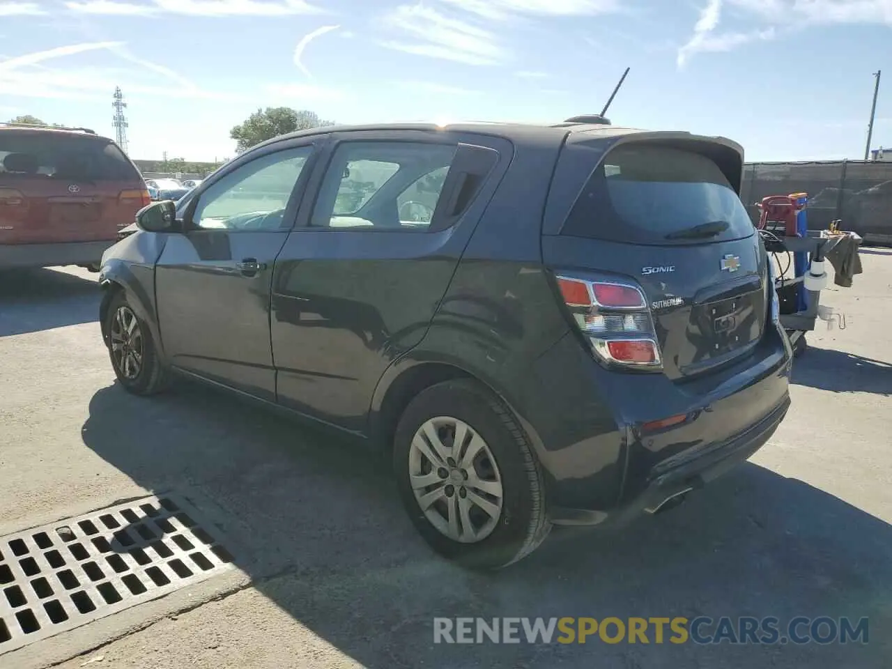 2 Photograph of a damaged car 1G1JG6SB7L4128341 CHEVROLET SONIC 2020