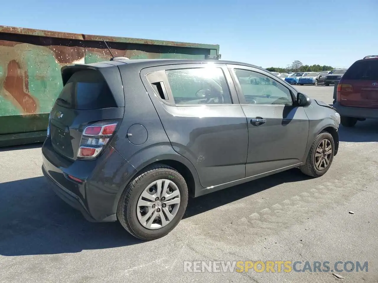 3 Photograph of a damaged car 1G1JG6SB7L4128341 CHEVROLET SONIC 2020