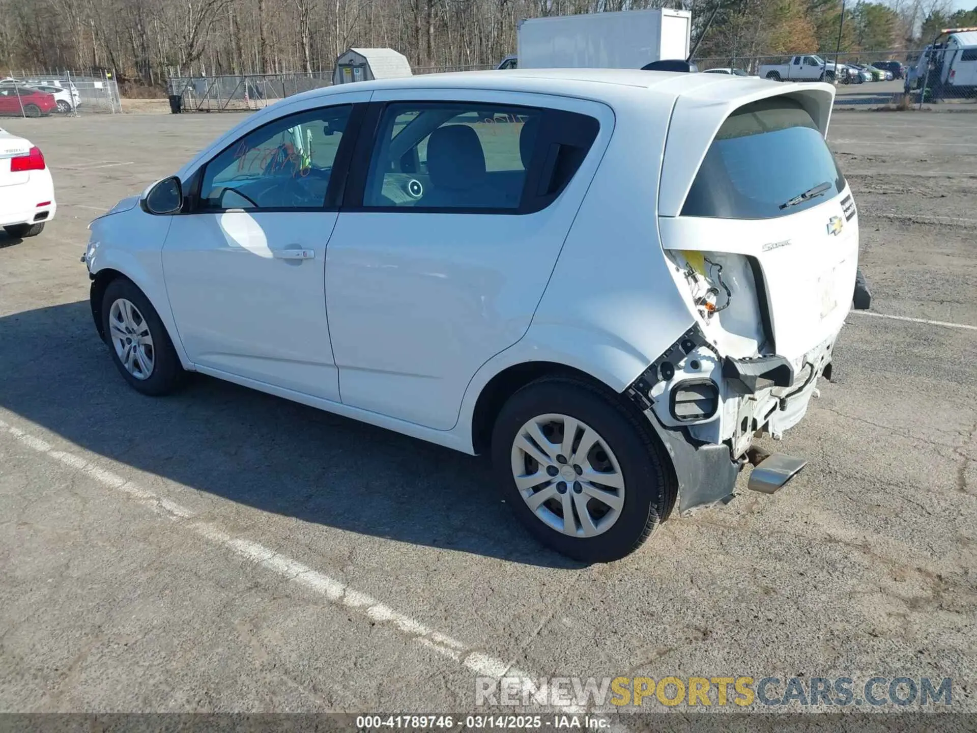 3 Photograph of a damaged car 1G1JG6SB8L4109586 CHEVROLET SONIC 2020