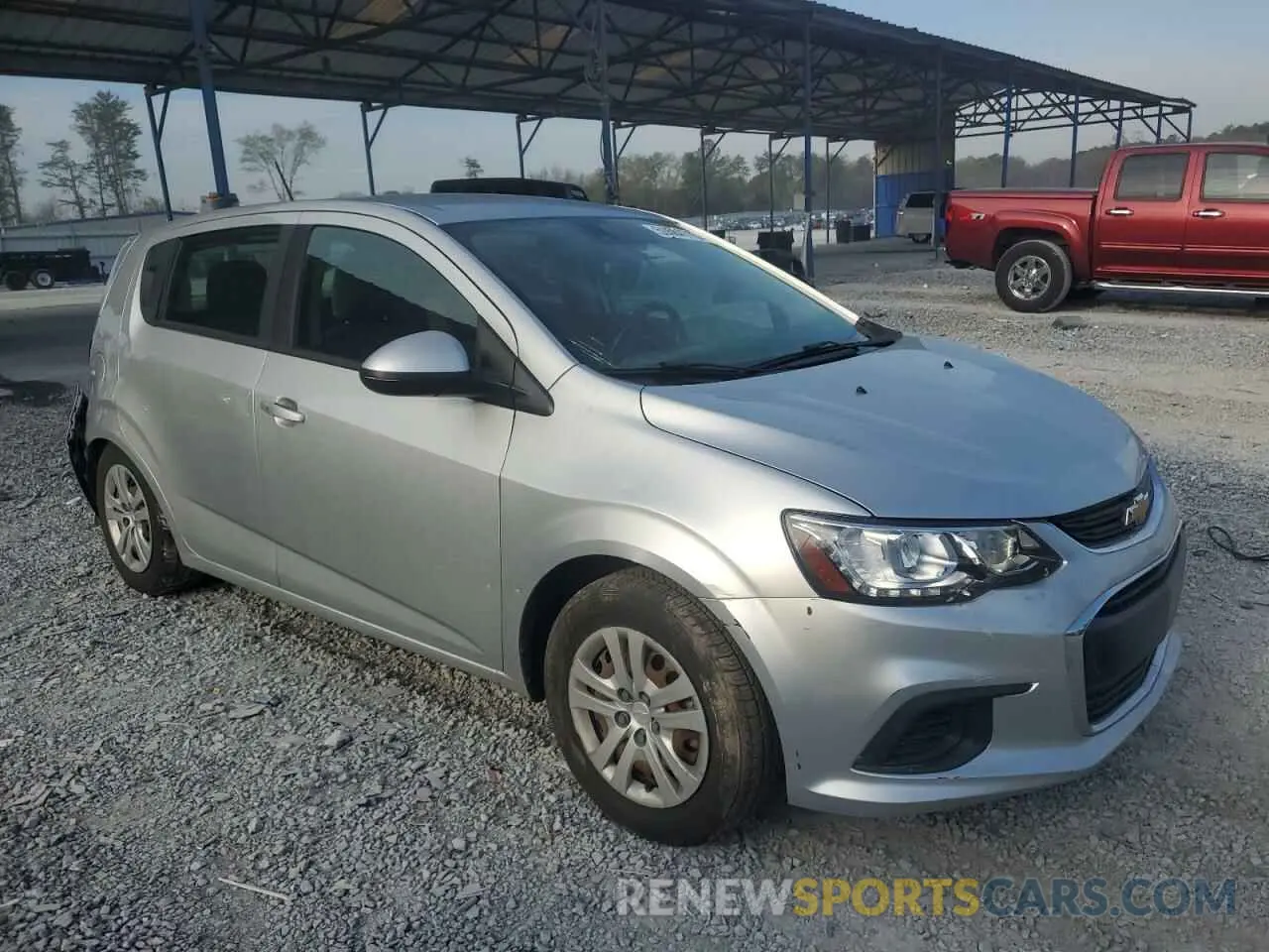 4 Photograph of a damaged car 1G1JG6SB8L4124217 CHEVROLET SONIC 2020