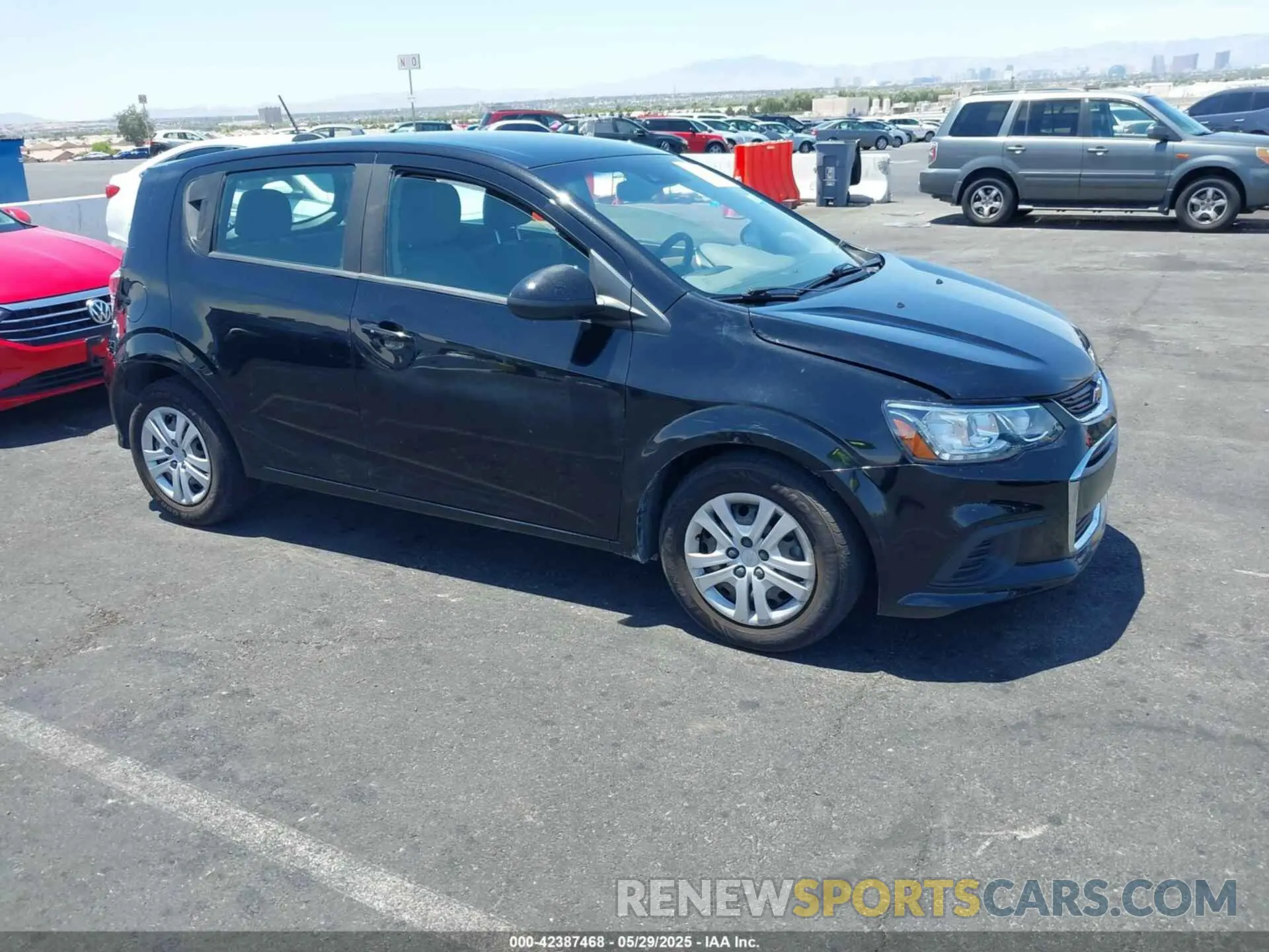 1 Photograph of a damaged car 1G1JG6SB9L4129149 CHEVROLET SONIC 2020