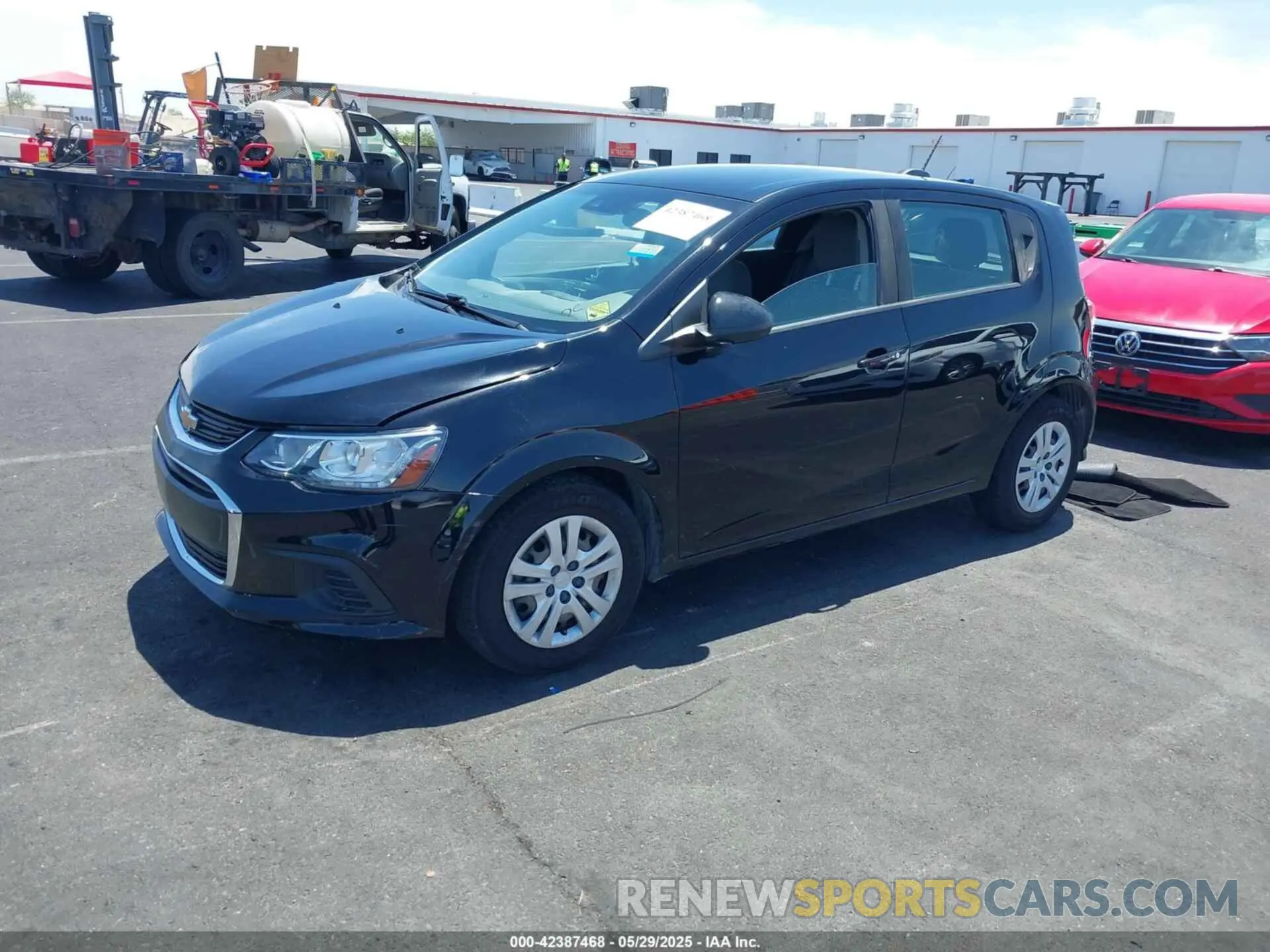 2 Photograph of a damaged car 1G1JG6SB9L4129149 CHEVROLET SONIC 2020