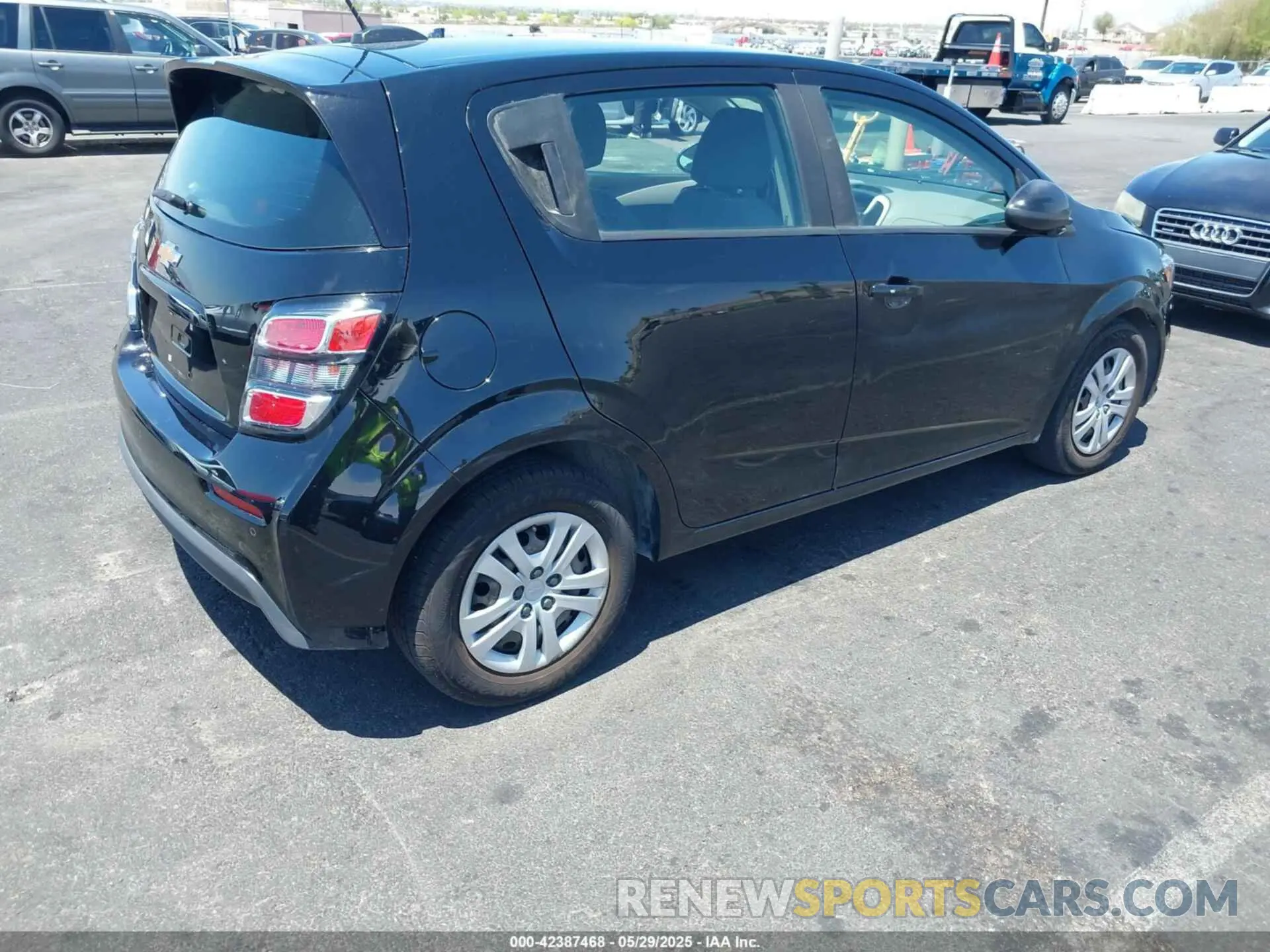 4 Photograph of a damaged car 1G1JG6SB9L4129149 CHEVROLET SONIC 2020
