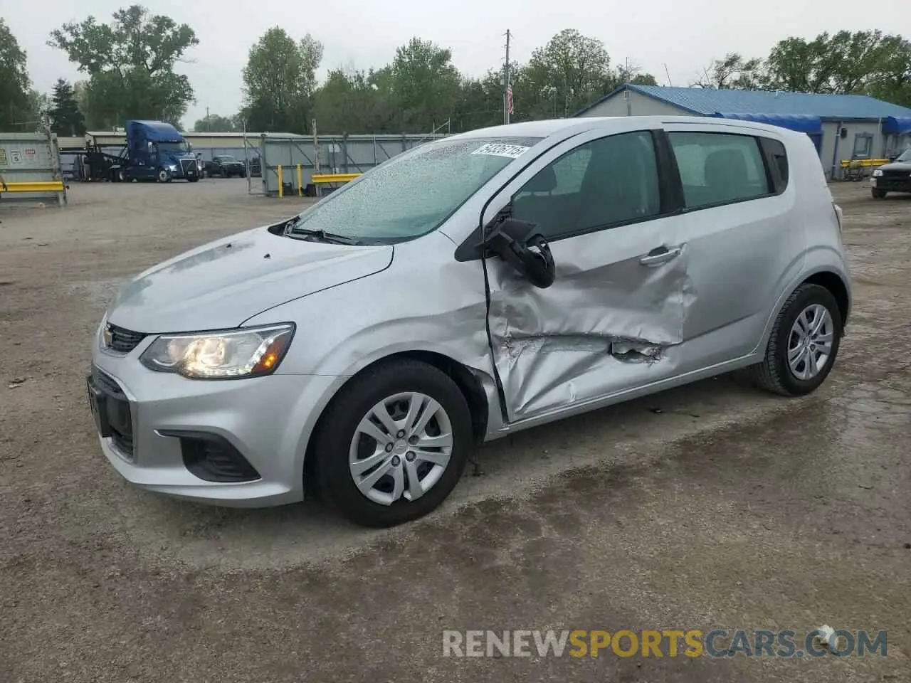 1 Photograph of a damaged car 1G1JG6SB9L4132908 CHEVROLET SONIC 2020