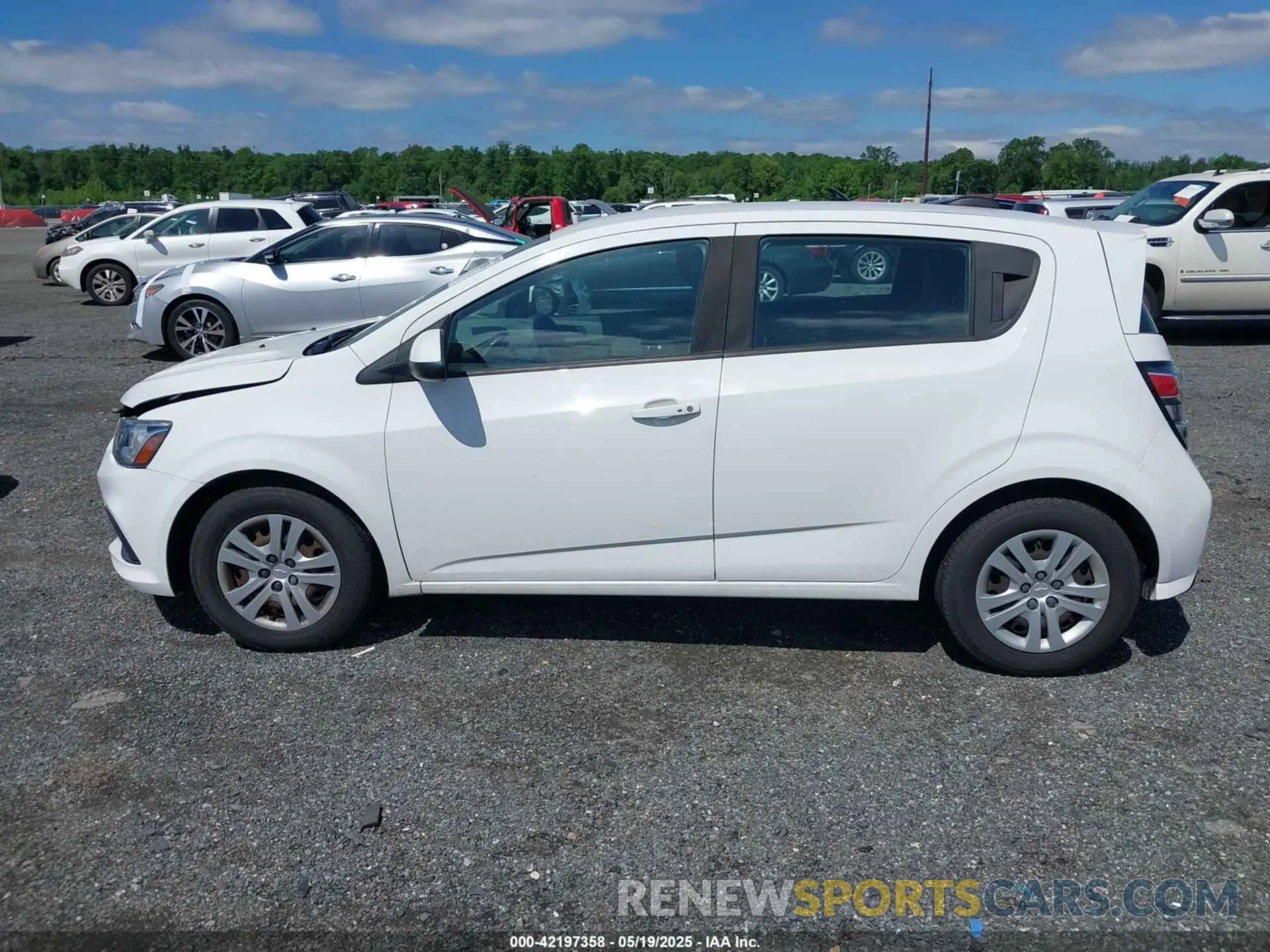 14 Photograph of a damaged car 1G1JG6SBXL4112344 CHEVROLET SONIC 2020