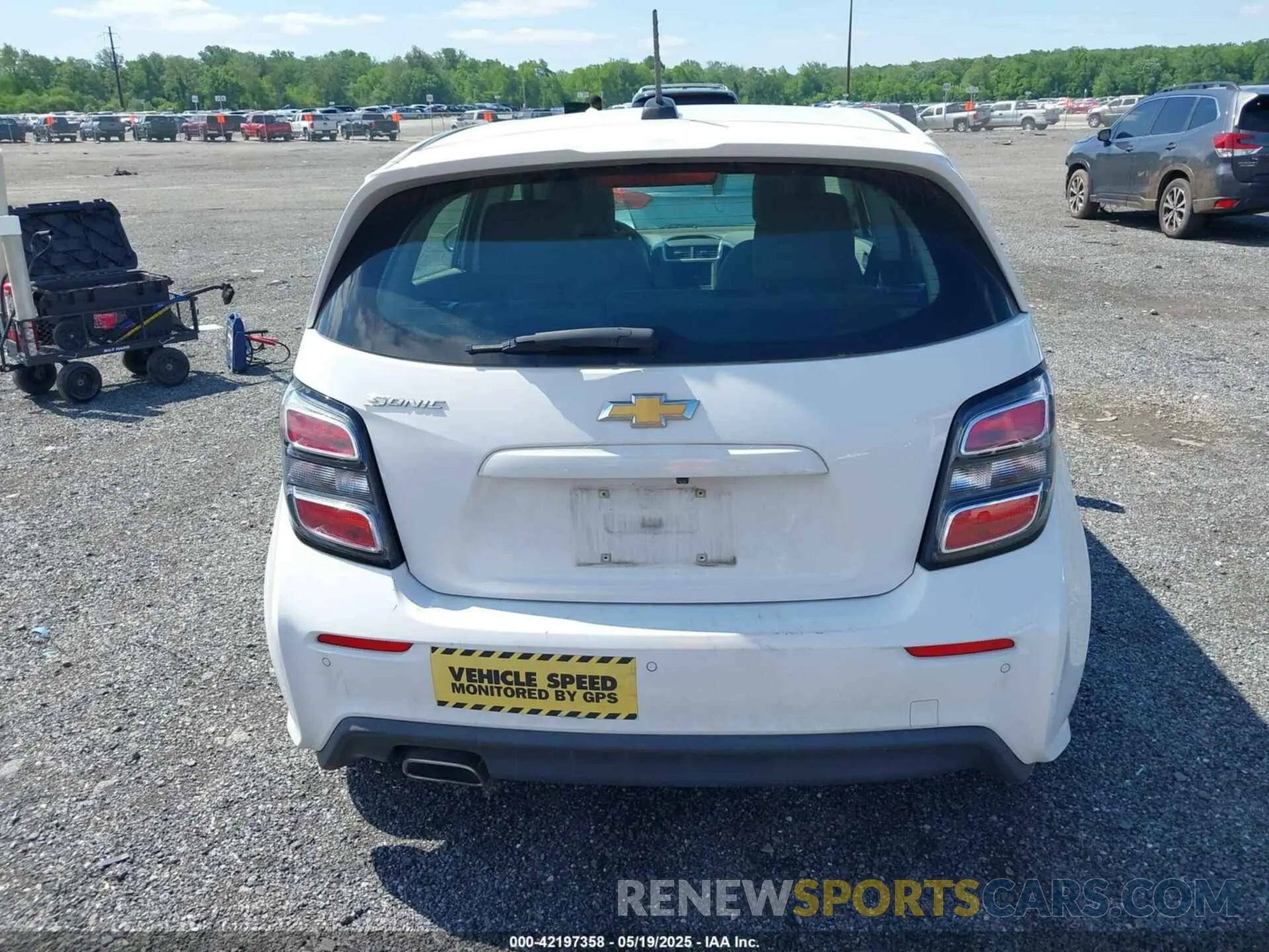 16 Photograph of a damaged car 1G1JG6SBXL4112344 CHEVROLET SONIC 2020