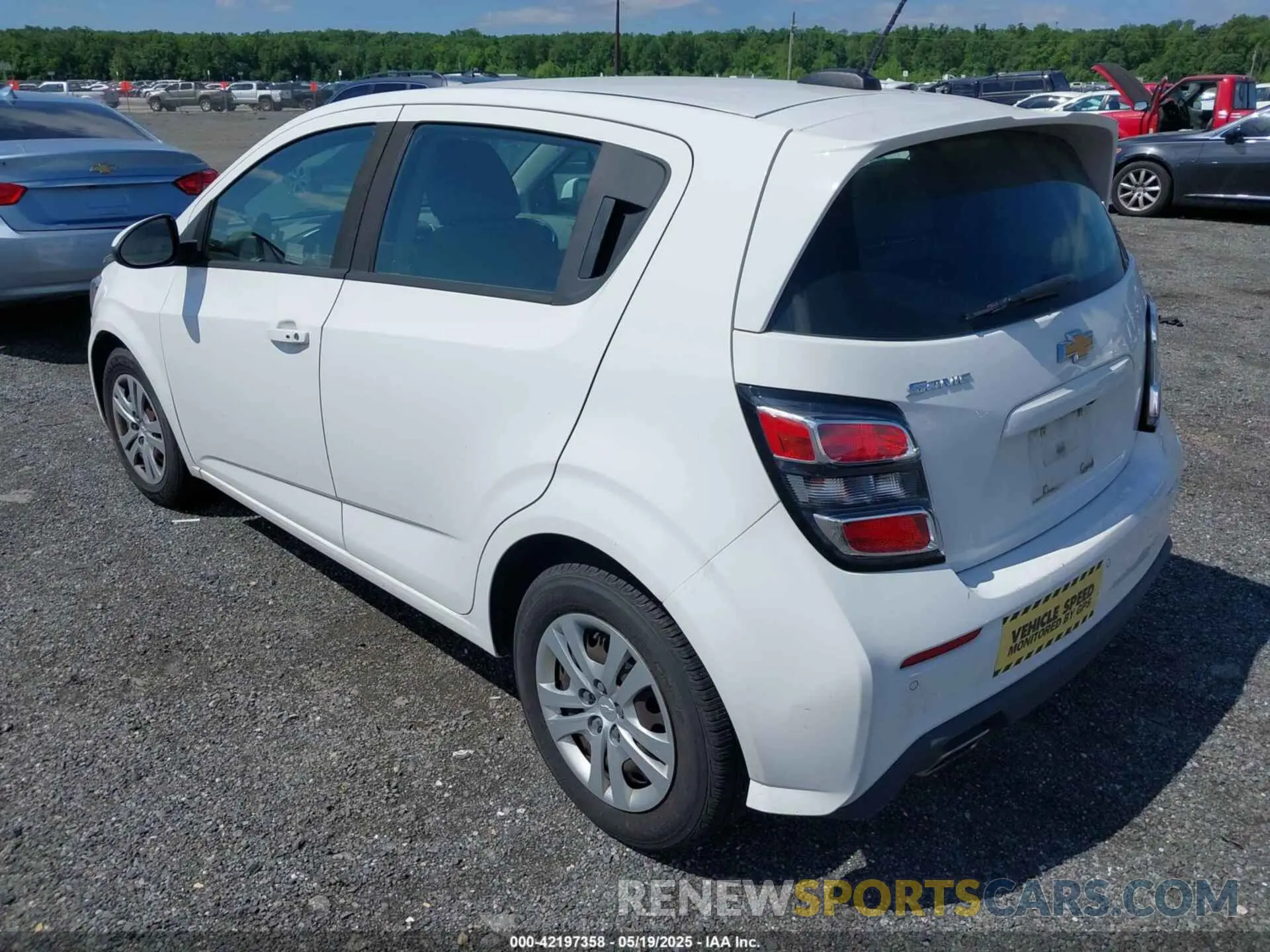 3 Photograph of a damaged car 1G1JG6SBXL4112344 CHEVROLET SONIC 2020