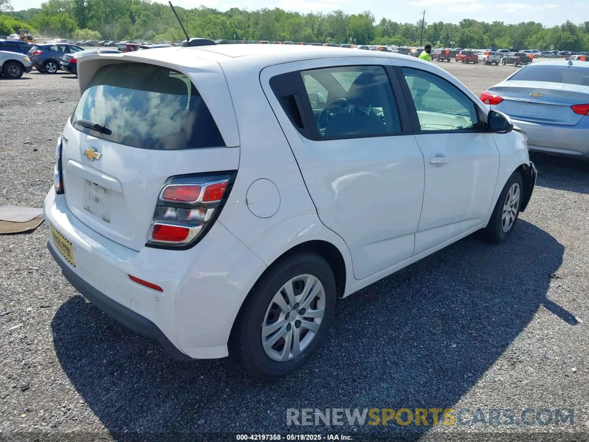 4 Photograph of a damaged car 1G1JG6SBXL4112344 CHEVROLET SONIC 2020