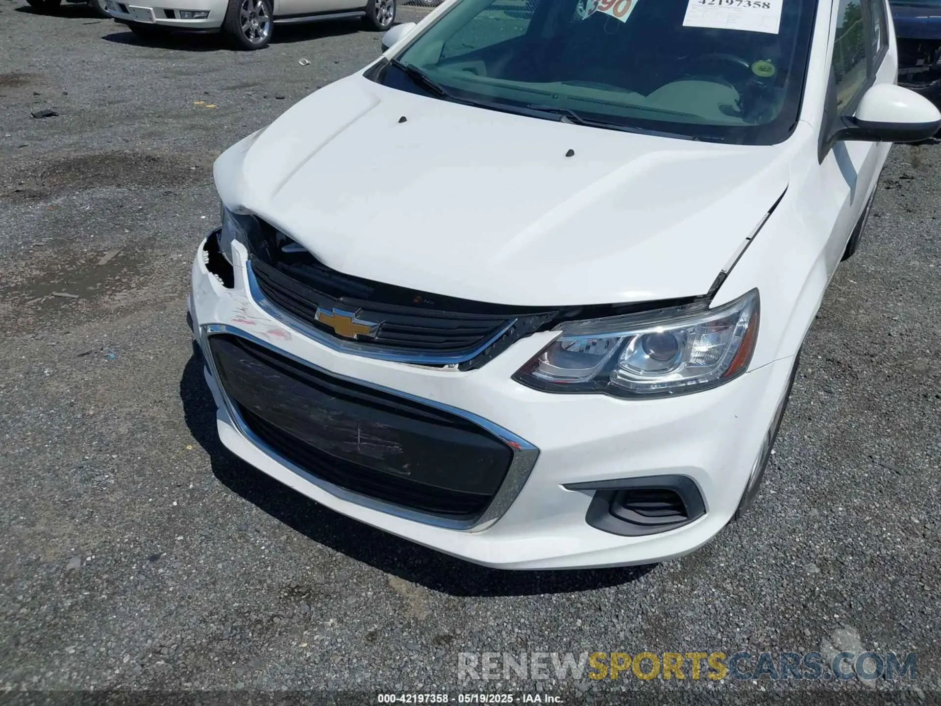 6 Photograph of a damaged car 1G1JG6SBXL4112344 CHEVROLET SONIC 2020