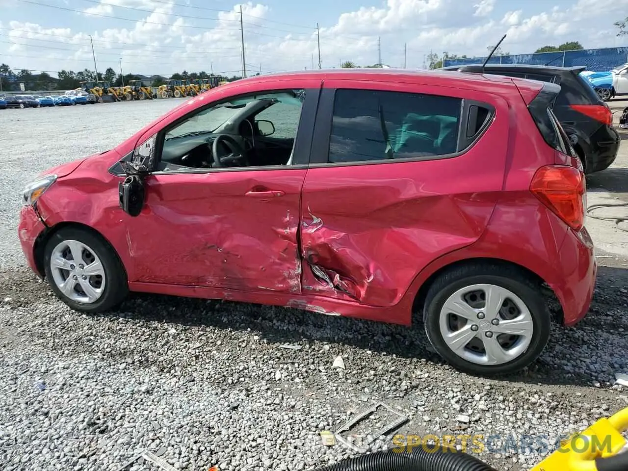 2 Photograph of a damaged car KL8CA6SA0KC809818 CHEVROLET SPARK 2019