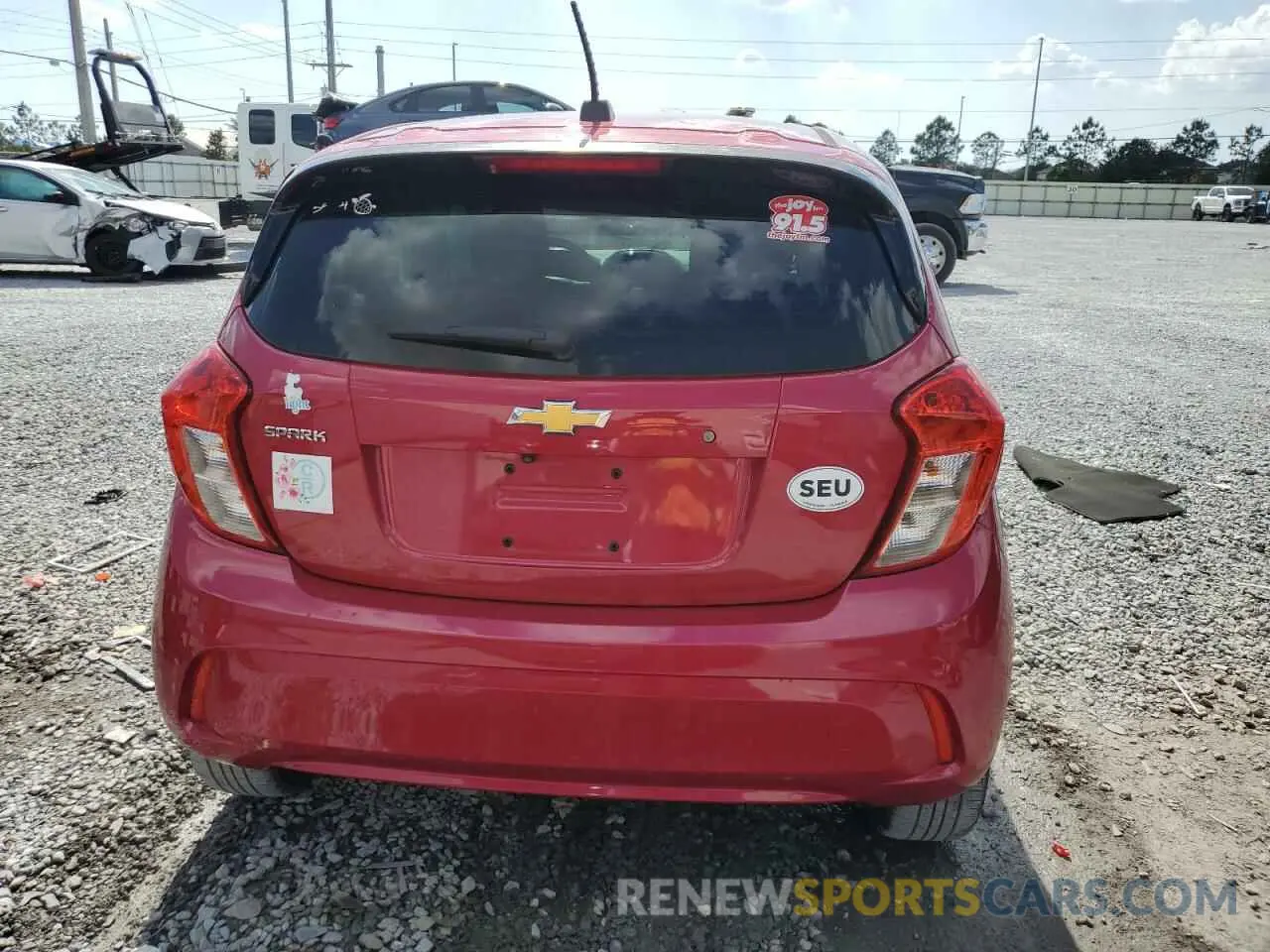 6 Photograph of a damaged car KL8CA6SA0KC809818 CHEVROLET SPARK 2019