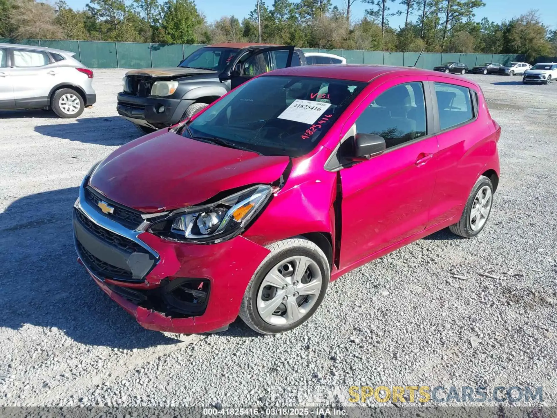 2 Photograph of a damaged car KL8CA6SA1KC747801 CHEVROLET SPARK 2019