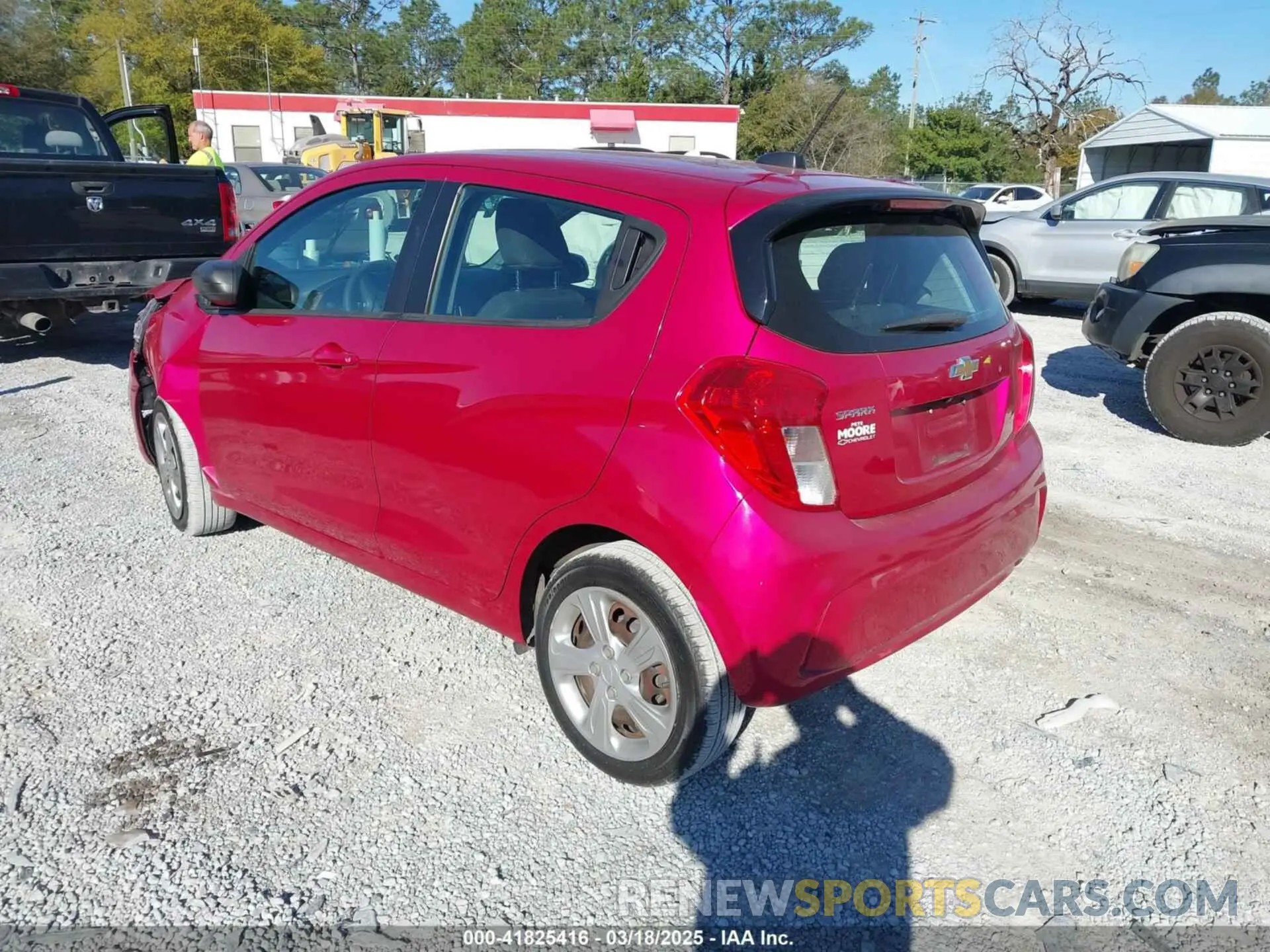 3 Photograph of a damaged car KL8CA6SA1KC747801 CHEVROLET SPARK 2019