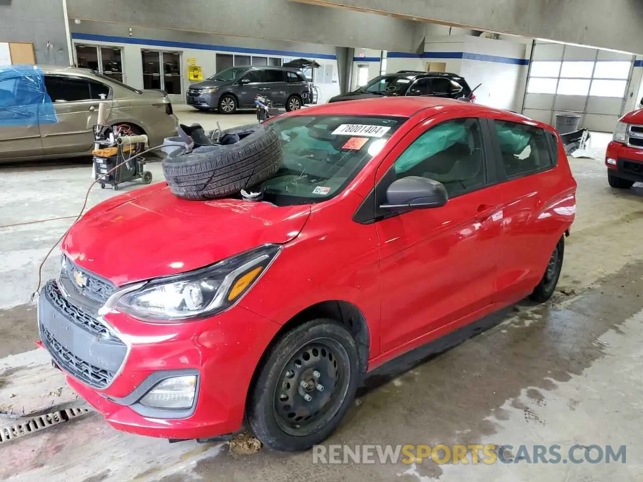 1 Photograph of a damaged car KL8CA6SA3KC704707 CHEVROLET SPARK 2019
