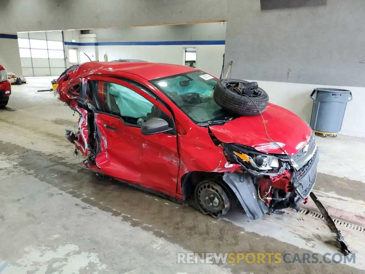 4 Photograph of a damaged car KL8CA6SA3KC704707 CHEVROLET SPARK 2019