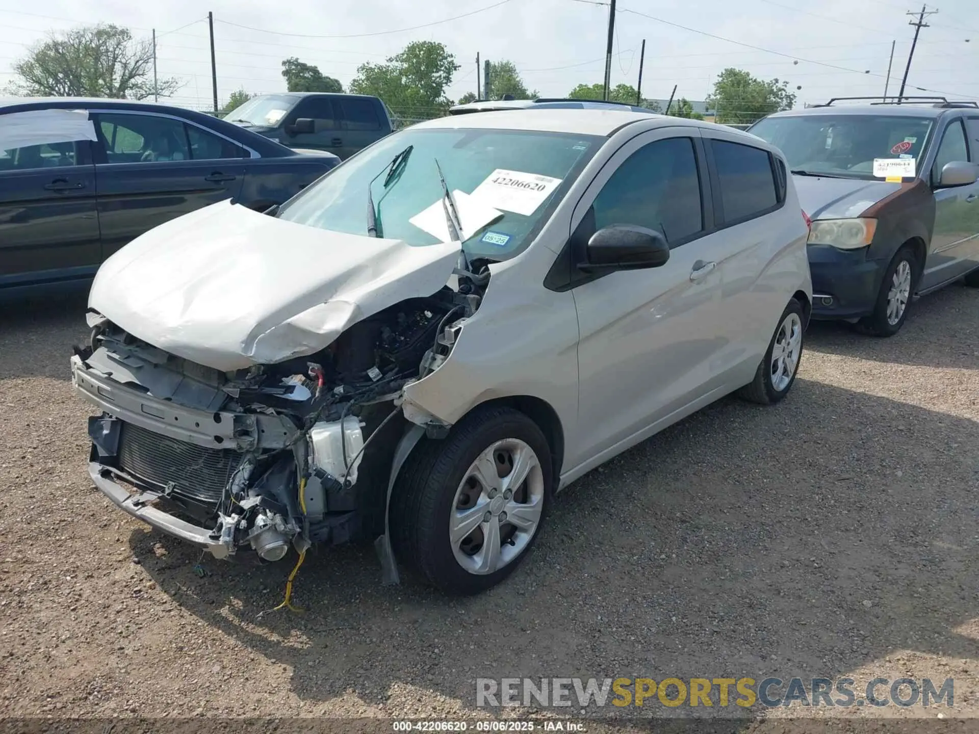 2 Photograph of a damaged car KL8CB6SA0KC705696 CHEVROLET SPARK 2019