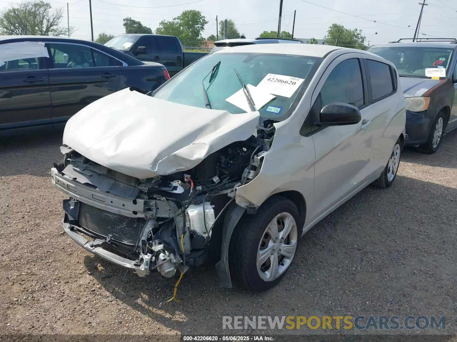 6 Photograph of a damaged car KL8CB6SA0KC705696 CHEVROLET SPARK 2019