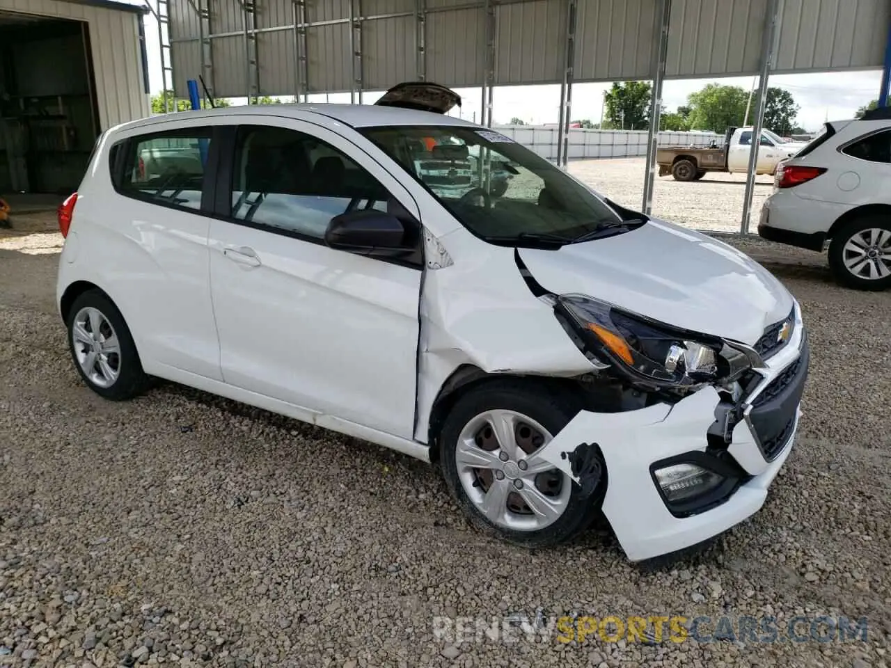 4 Photograph of a damaged car KL8CB6SA0KC719078 CHEVROLET SPARK 2019