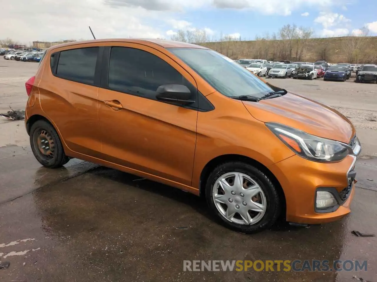 4 Photograph of a damaged car KL8CB6SA0KC765235 CHEVROLET SPARK 2019