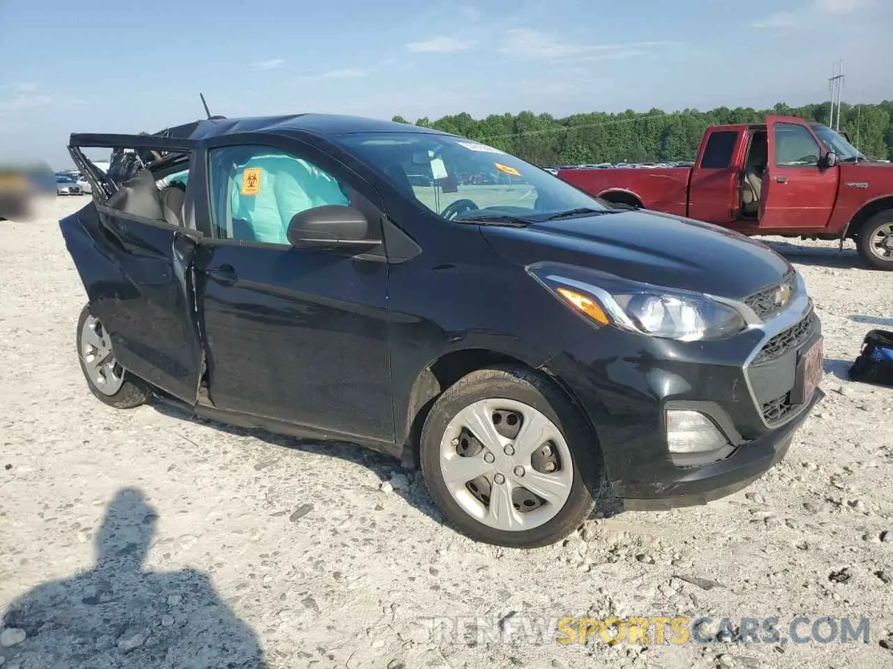 4 Photograph of a damaged car KL8CB6SA0KC822324 CHEVROLET SPARK 2019