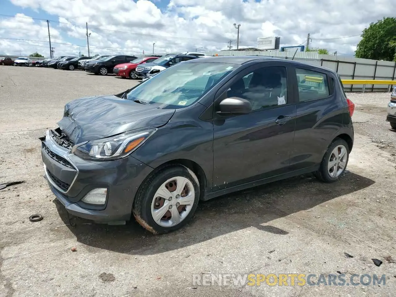1 Photograph of a damaged car KL8CB6SA1KC724984 CHEVROLET SPARK 2019