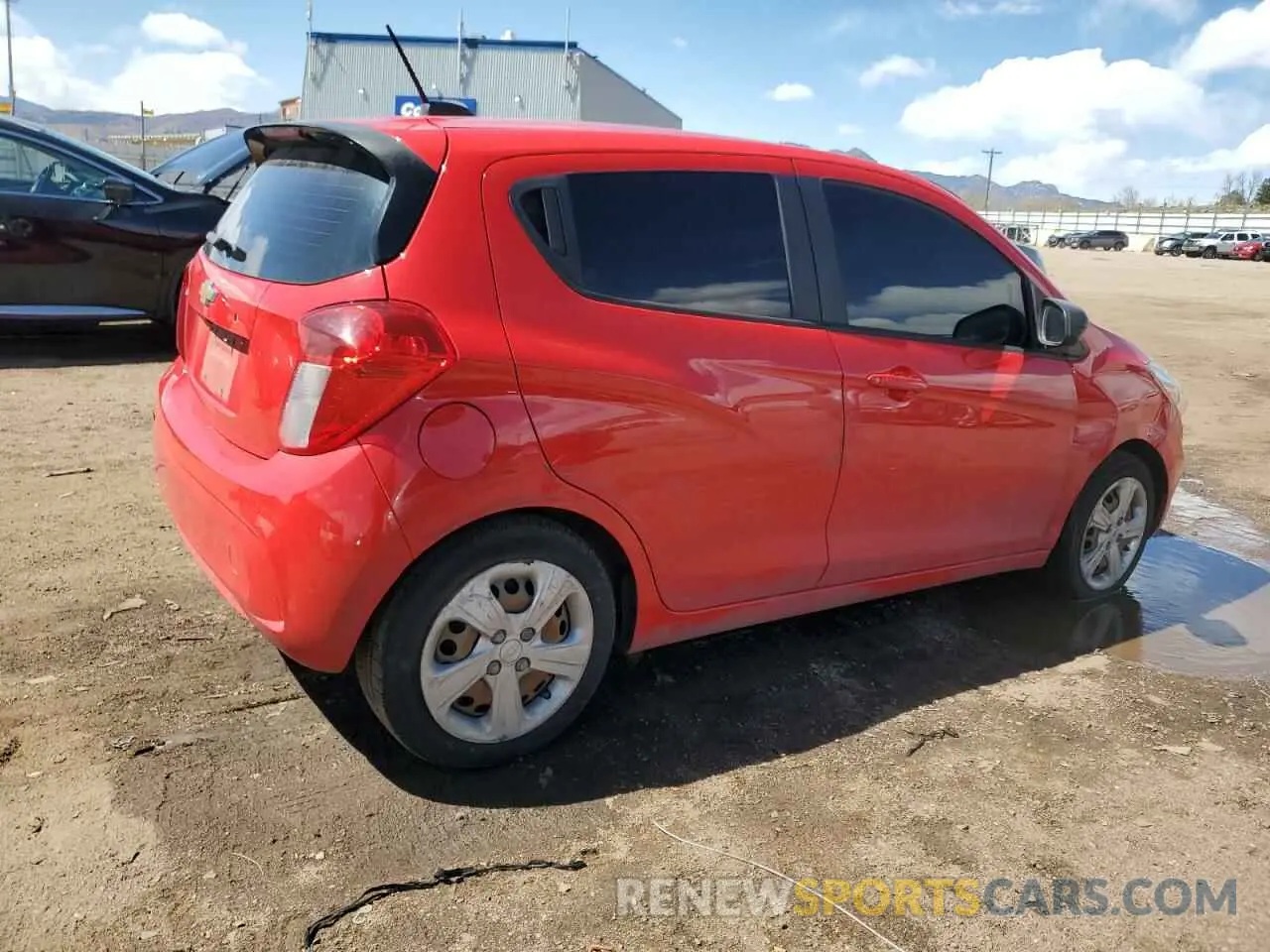 3 Photograph of a damaged car KL8CB6SA2KC741664 CHEVROLET SPARK 2019