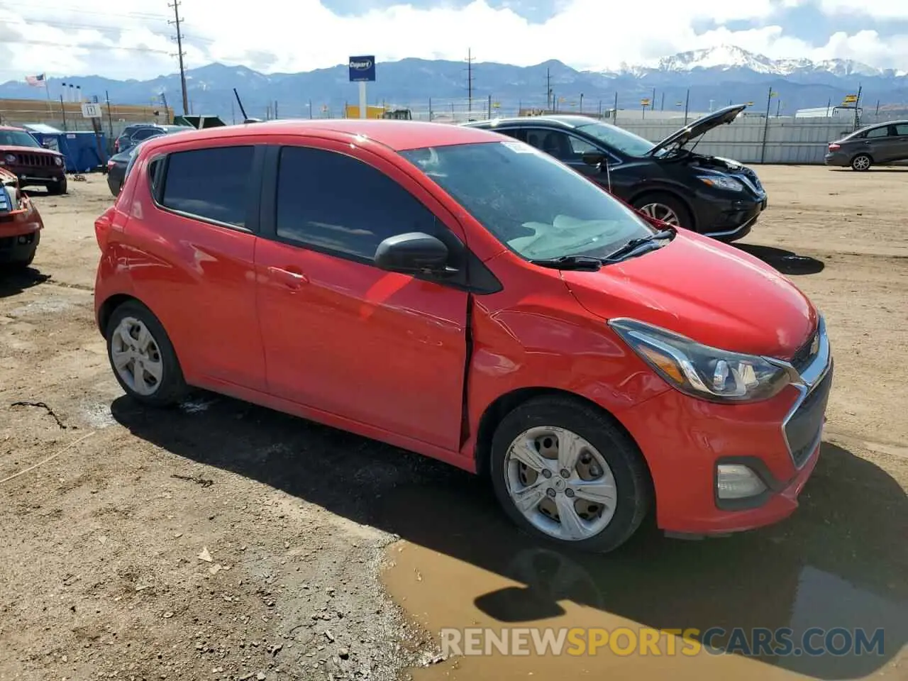 4 Photograph of a damaged car KL8CB6SA2KC741664 CHEVROLET SPARK 2019